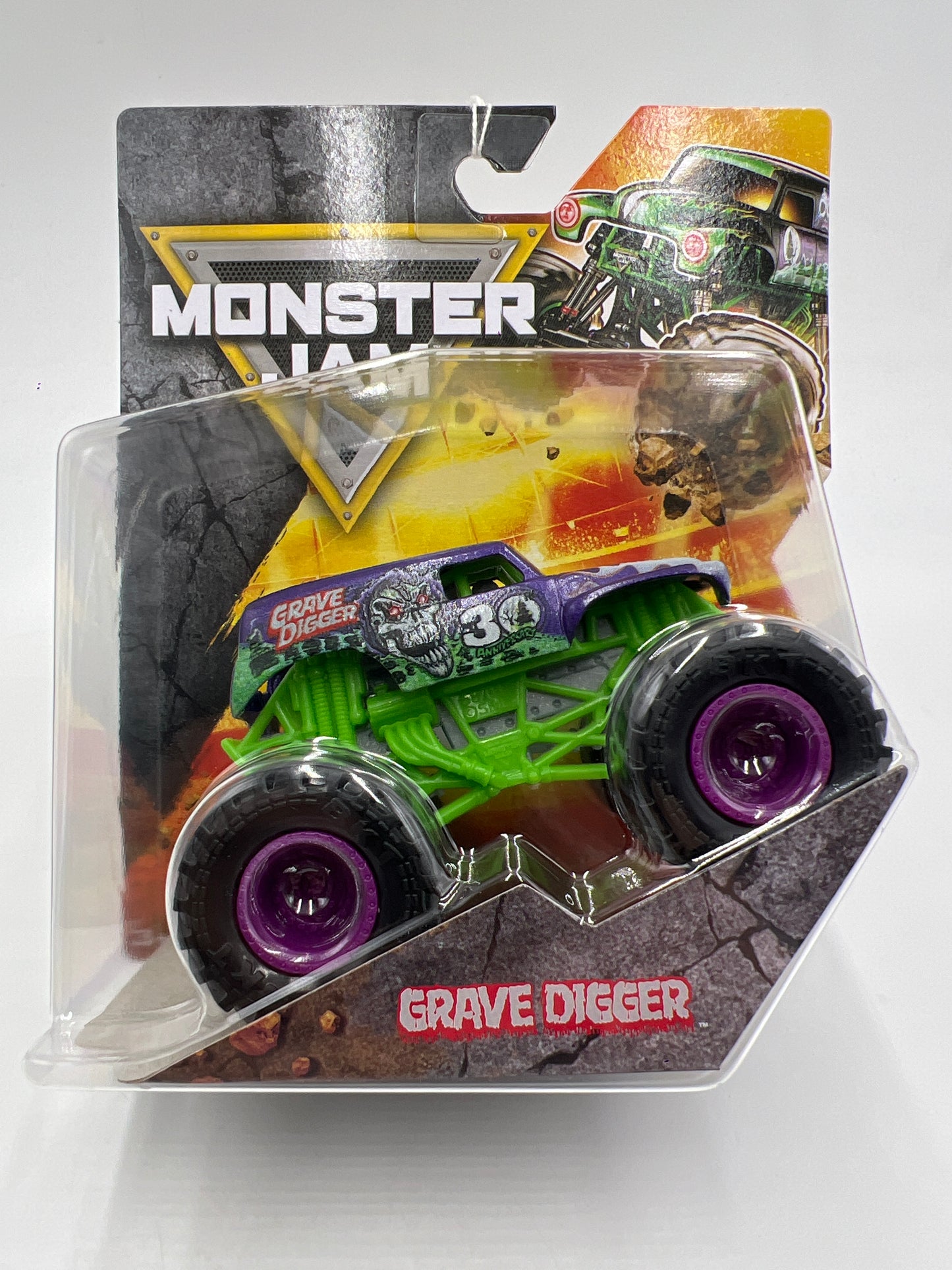 Monster Jam Series 1 Grave Digger 30th Anniversary Purple 132D