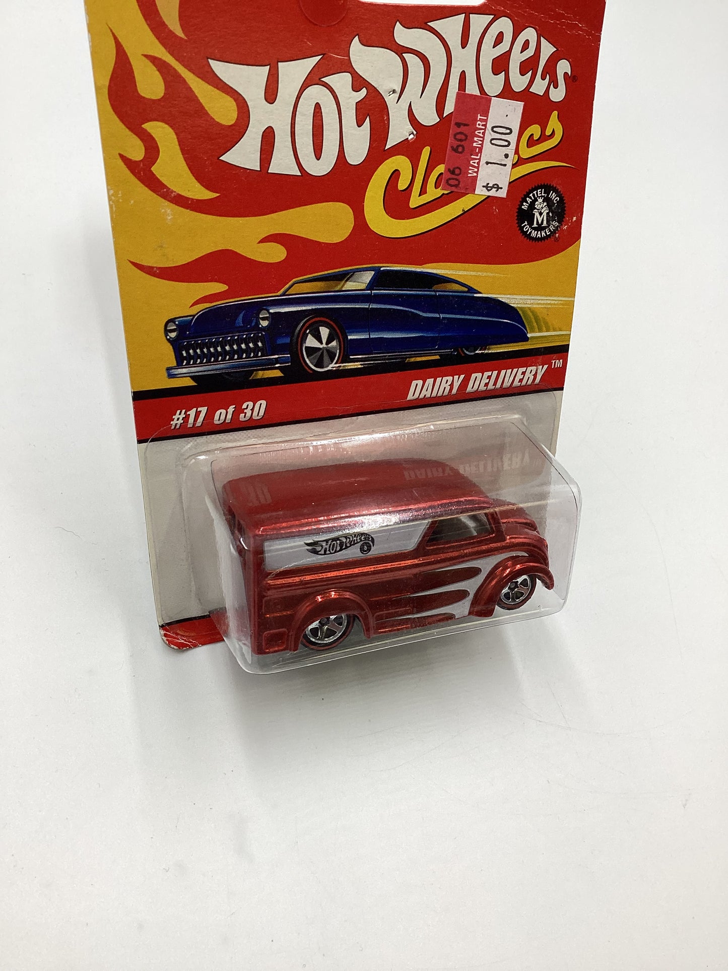 Hot Wheels Classics Series 2 #17 Dairy Delivery Red Card Not Perfect SR