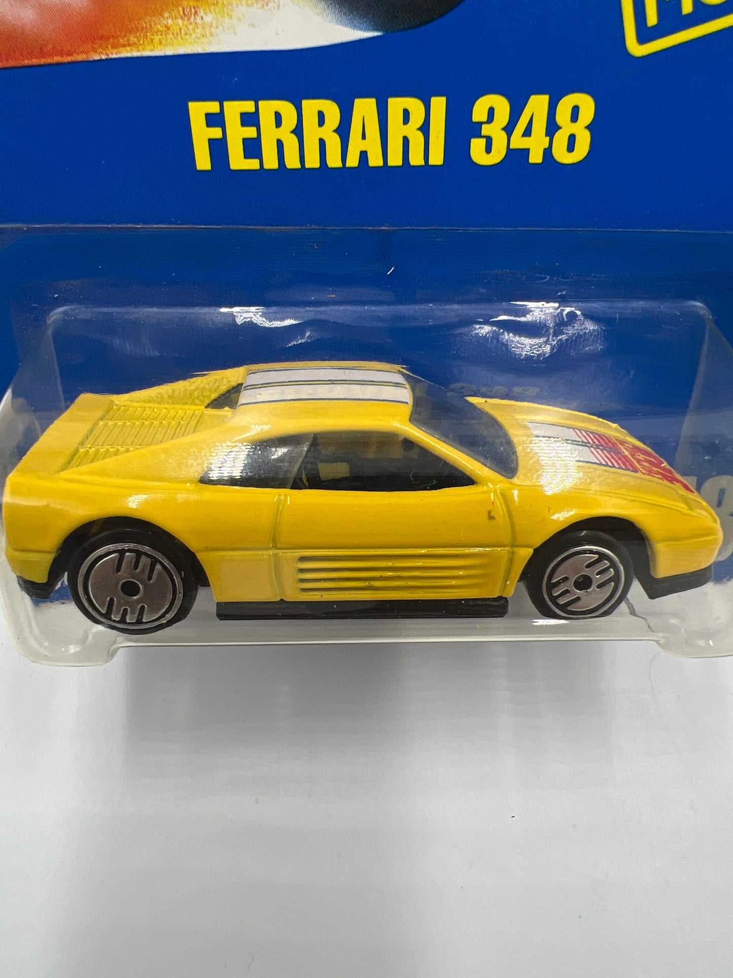 1991 Hot Wheels #118 Ferrari 348 Yellow
