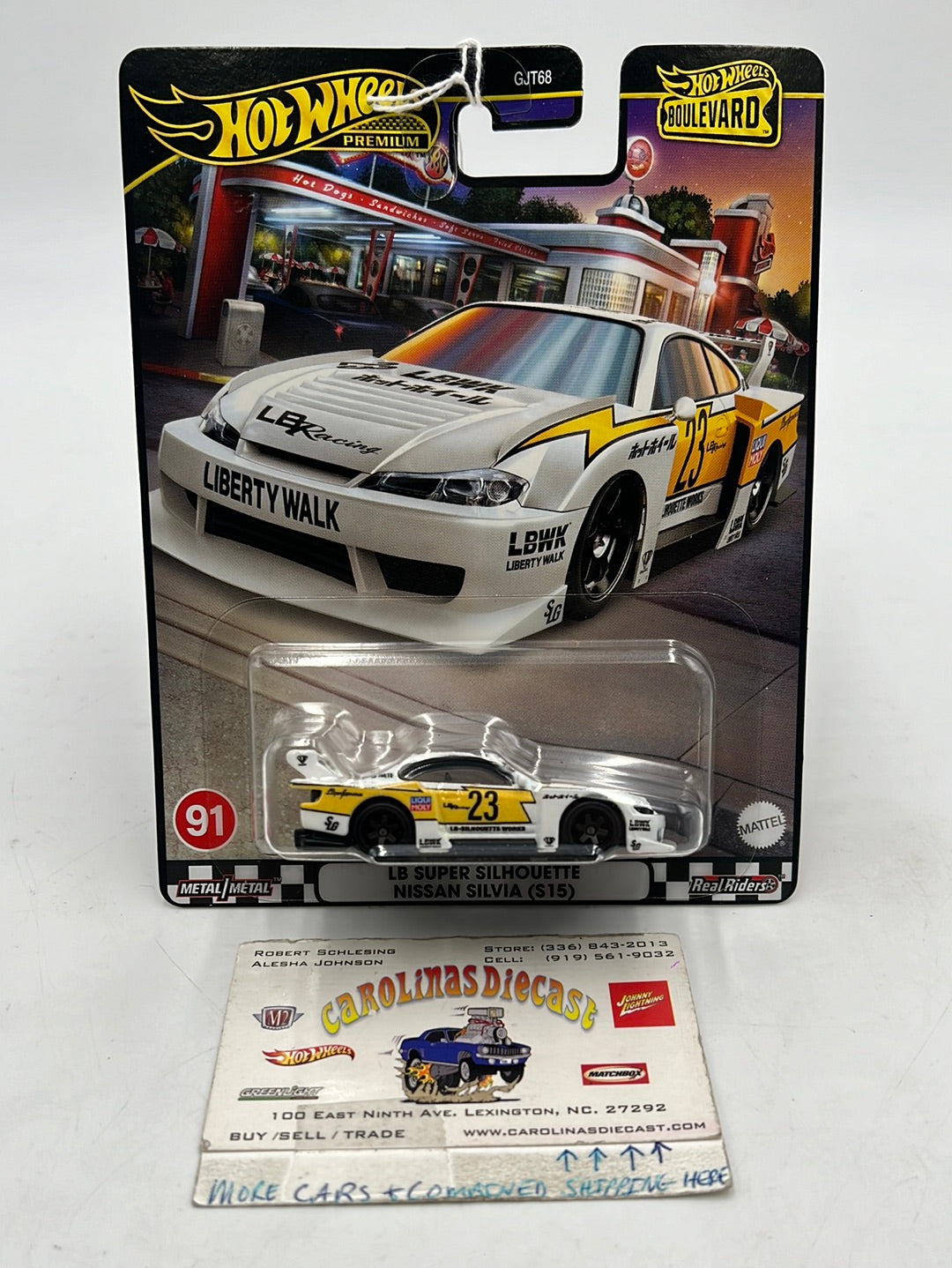 Hot Wheels Boulevard #91 LB Super Silhouette Nissan Silvia (S15) 263D