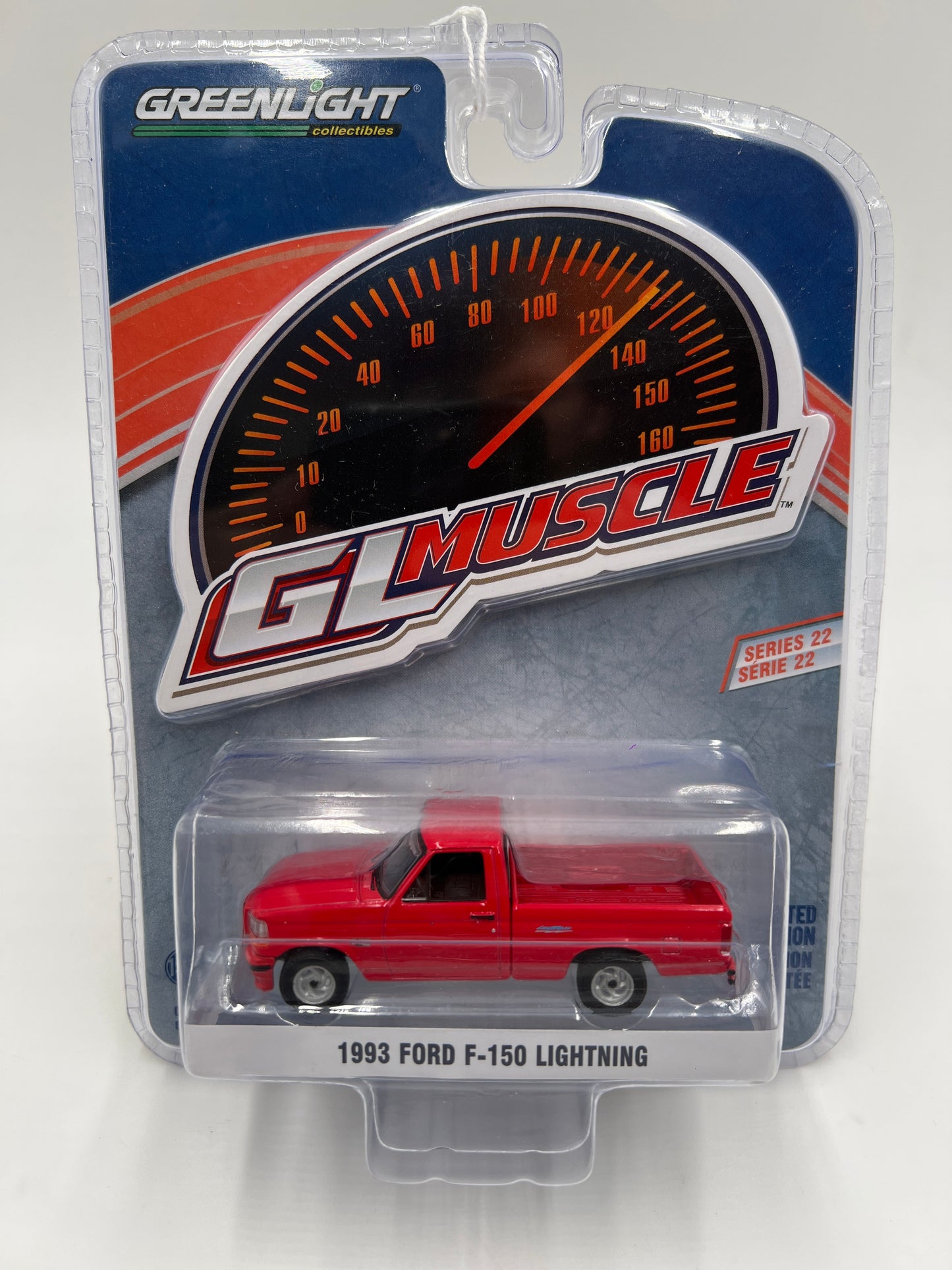 Greenlight GL Muscle Series 22 1993 Ford F-150 Lightning Red VHTF