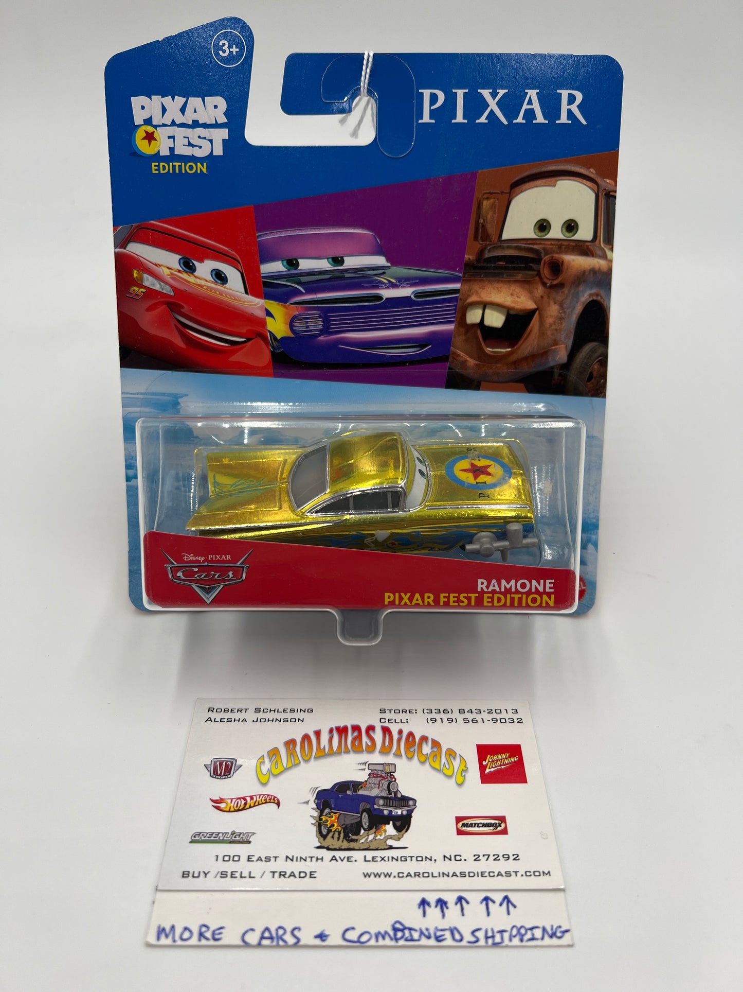 Disney Pixar Cars Pixar Fest Edition Ramone Gold 141B