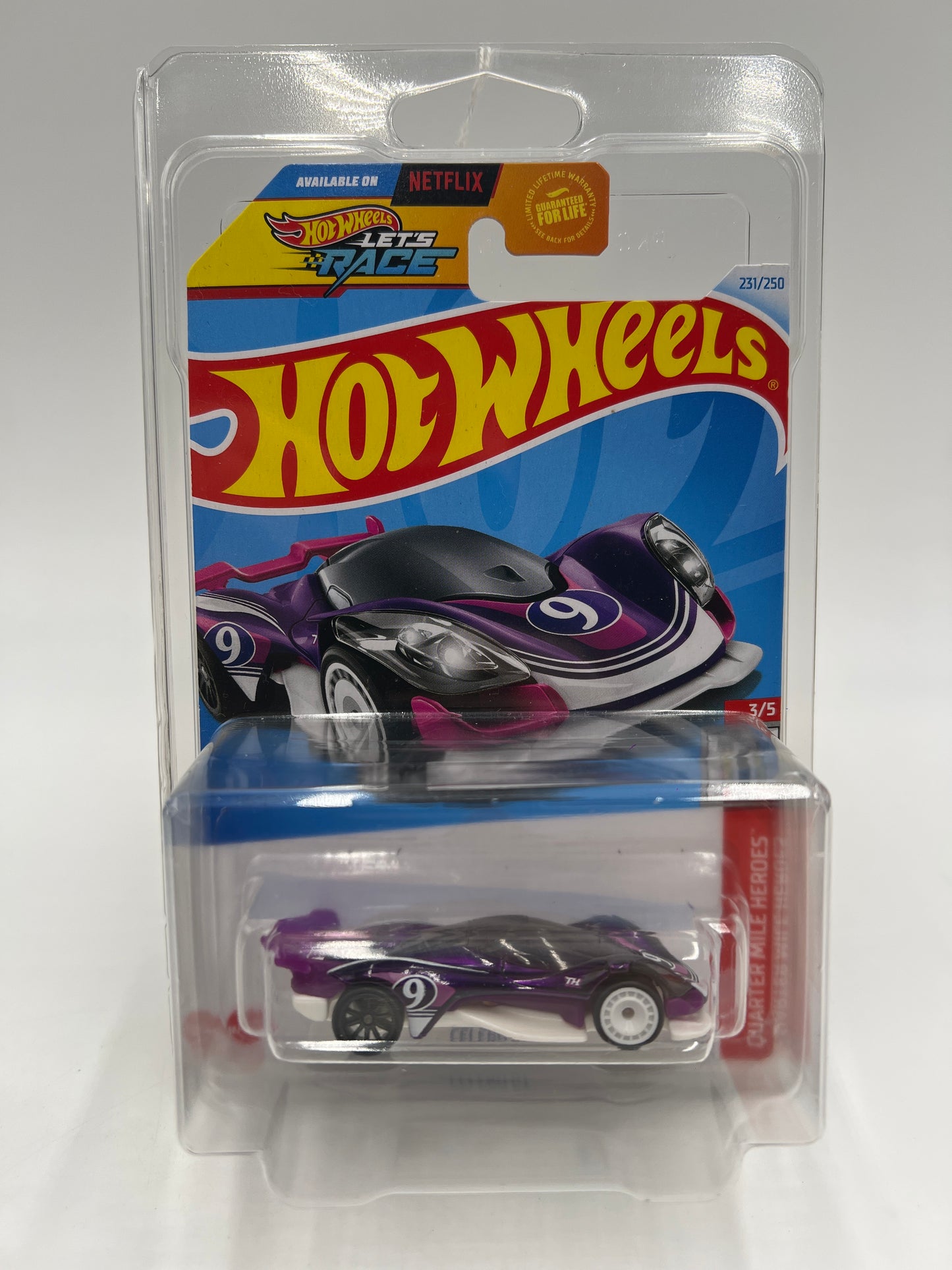2024 Hot Wheels Super Treasure Hunt #231 Celero GT Purple W/Protector 2
