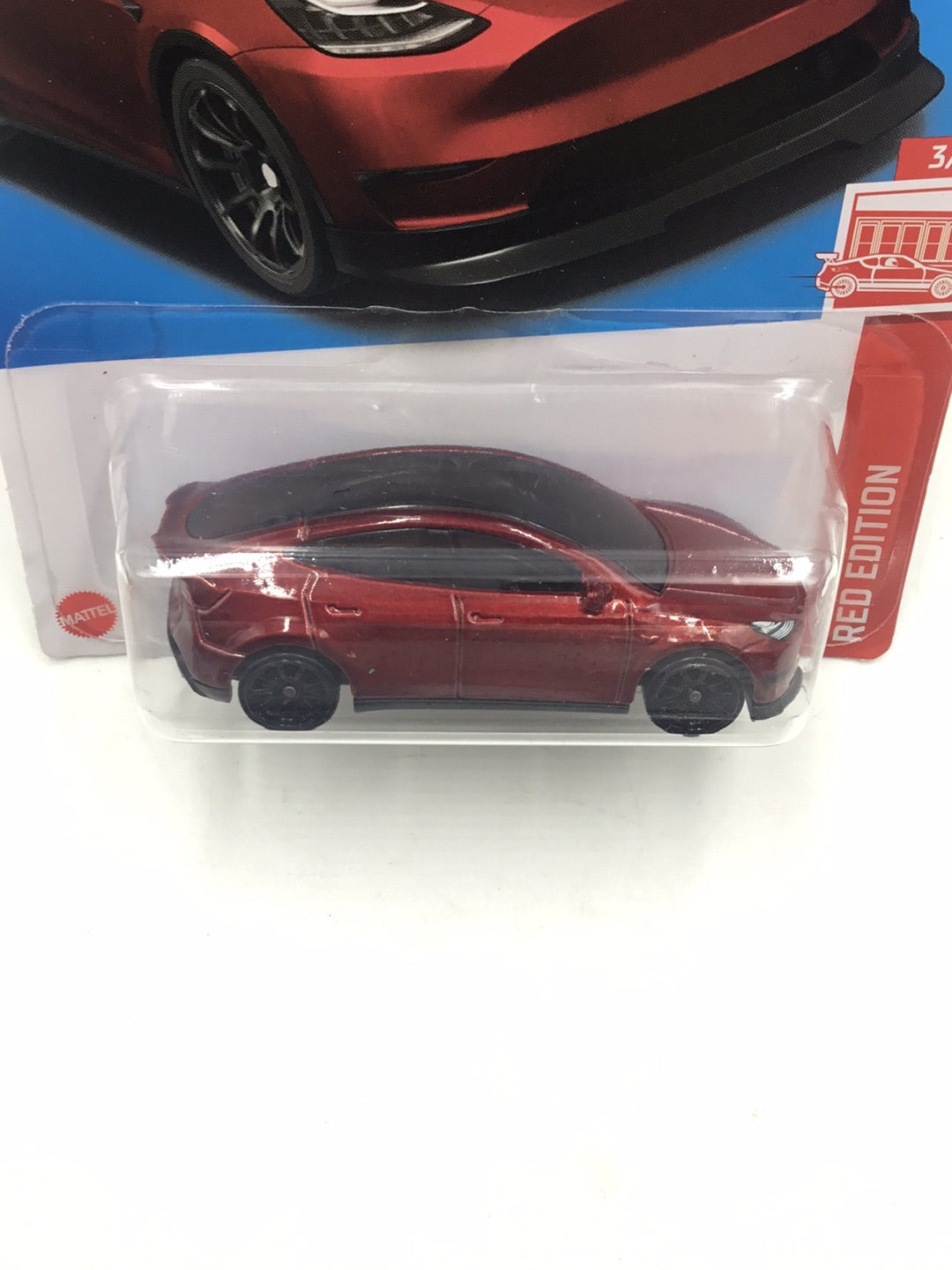 2023 hot wheels red edition #37 Tesla Model Y FF1