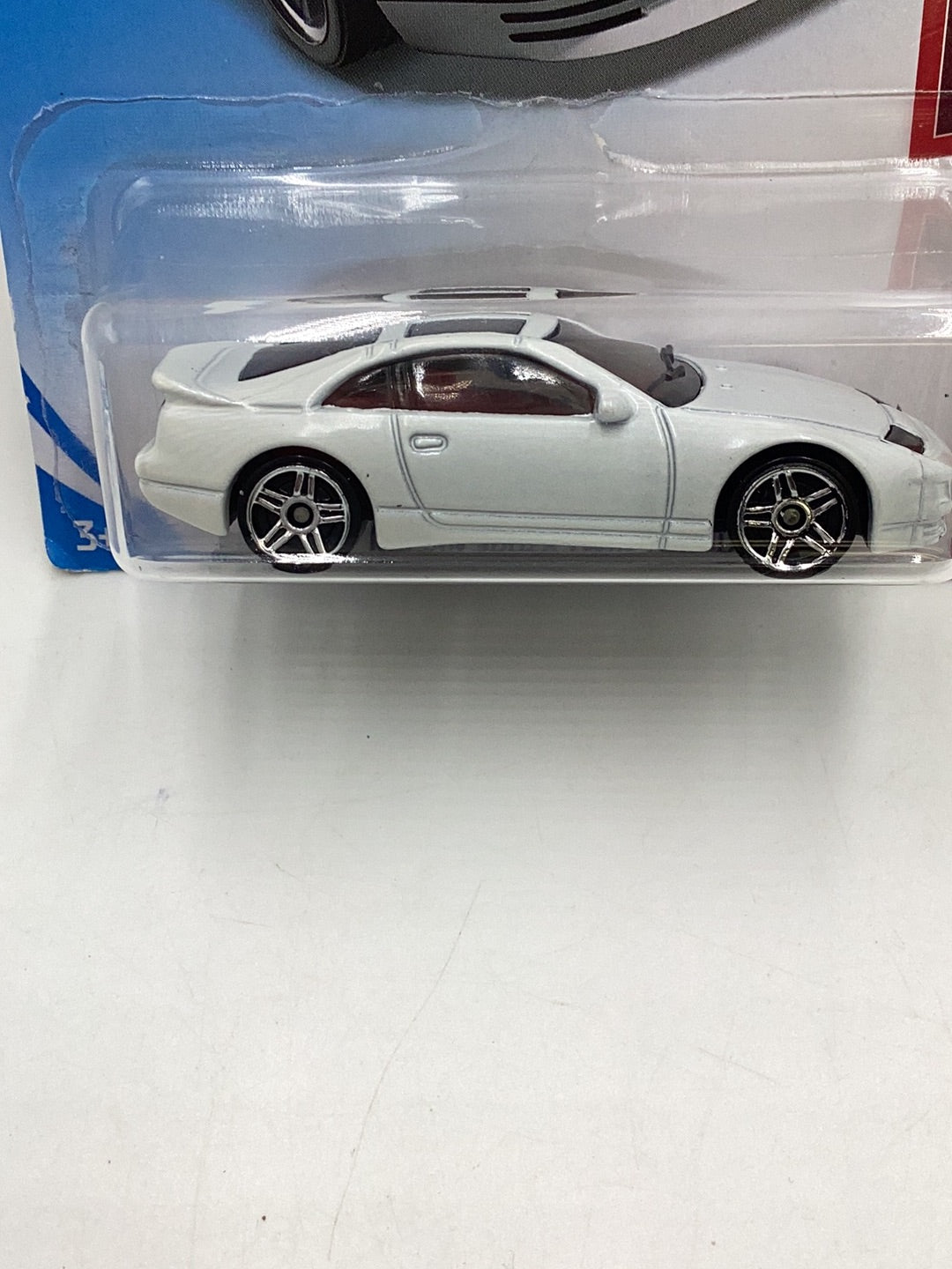 2019 Hot wheels #110 Nissan 300ZX Twin Turbo white bad card see last pic 81F