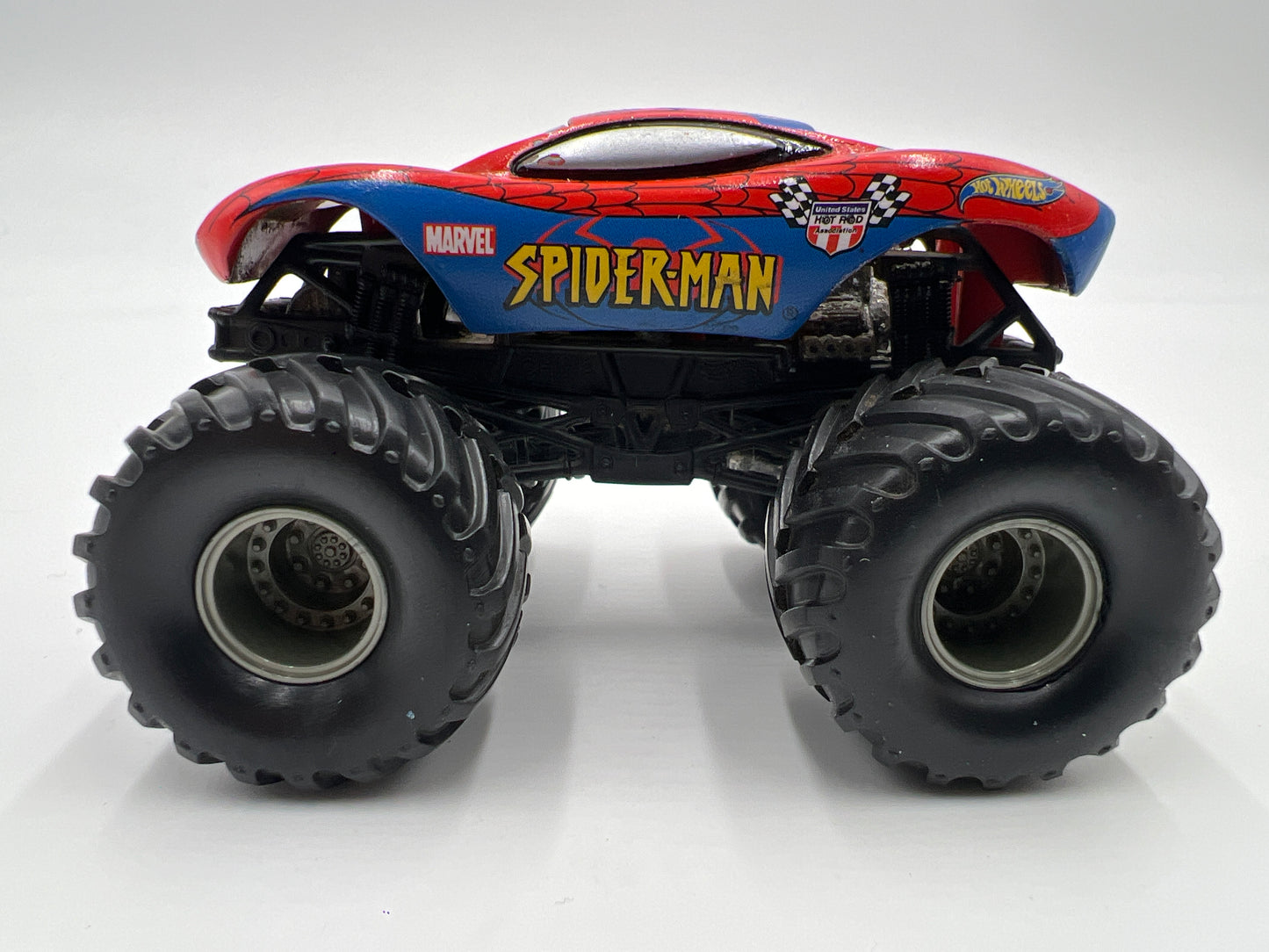 Hot Wheels 1:64 Monster Jam Small Wheel/Metal Base Spider-Man Loose