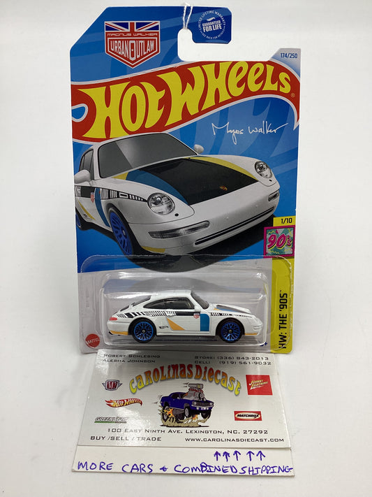 2024 Hot Wheels Q Case #174 96 Porsche Carrera White Magnus Walker 100F