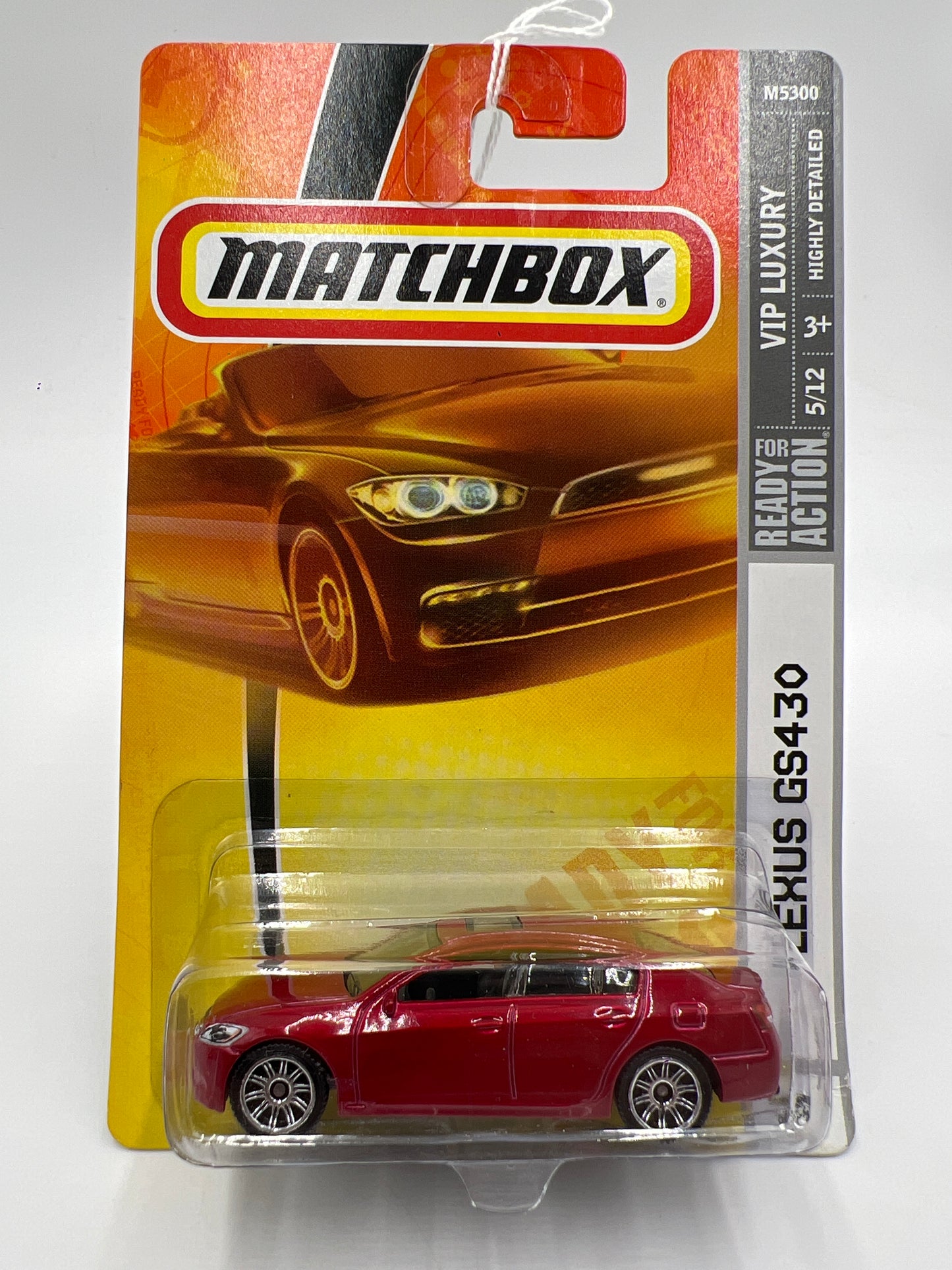 Matchbox VIP Luxury #37 Lexus GS430 Red Blister Not Perfect 216M