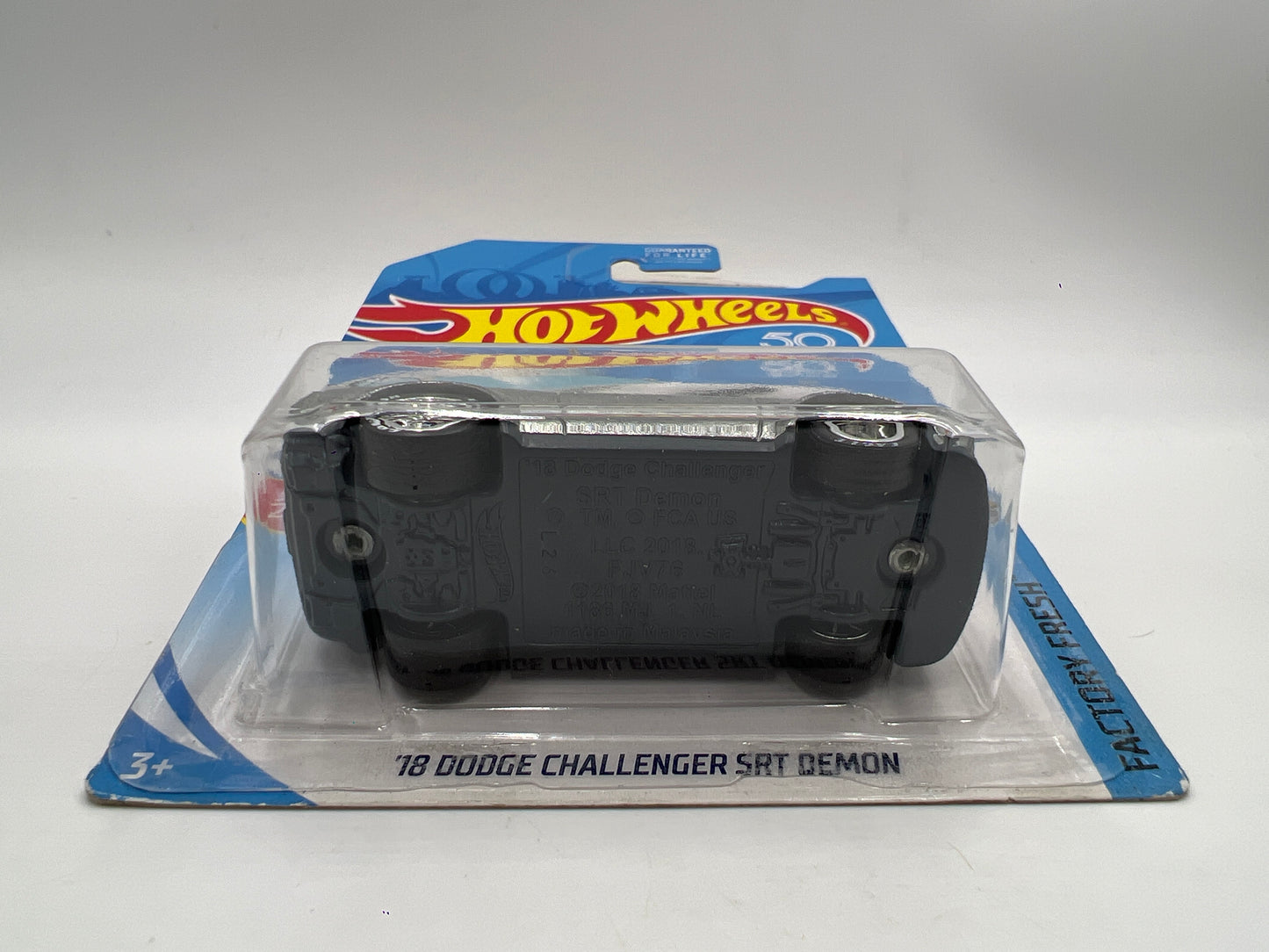 Hot Wheels 18 Dodge Challenger SRT Demon Walmart Exclusive Zamac Wheel Swap Custom On Card W/Protector SR