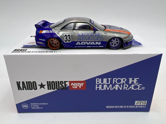 Mini GT Kaido House #213 CHASE Nissan Skyline GT-R R33 BFTHR V1