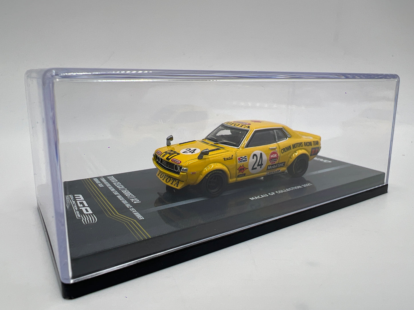 Inno64 1/64 Toyota Celica 1600GT Crown Motors Racing Team Macau GP Collection 2021 Yellow