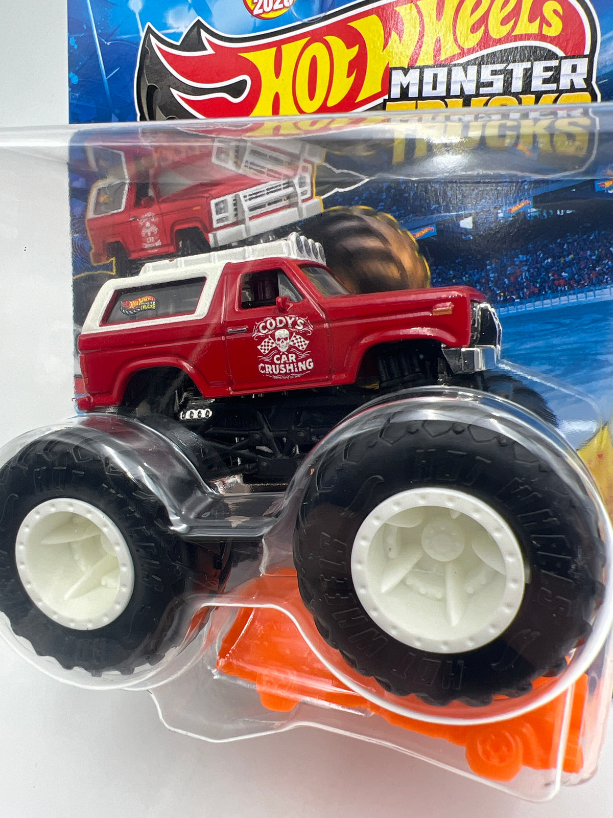 2026 Hot Wheels Monster Trucks Crash Legends #1 1985 Ford Bronco 128B