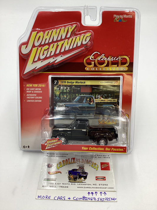 Johnny Lightning Classic Gold #7 1978 Dodge Warlock Black 220A