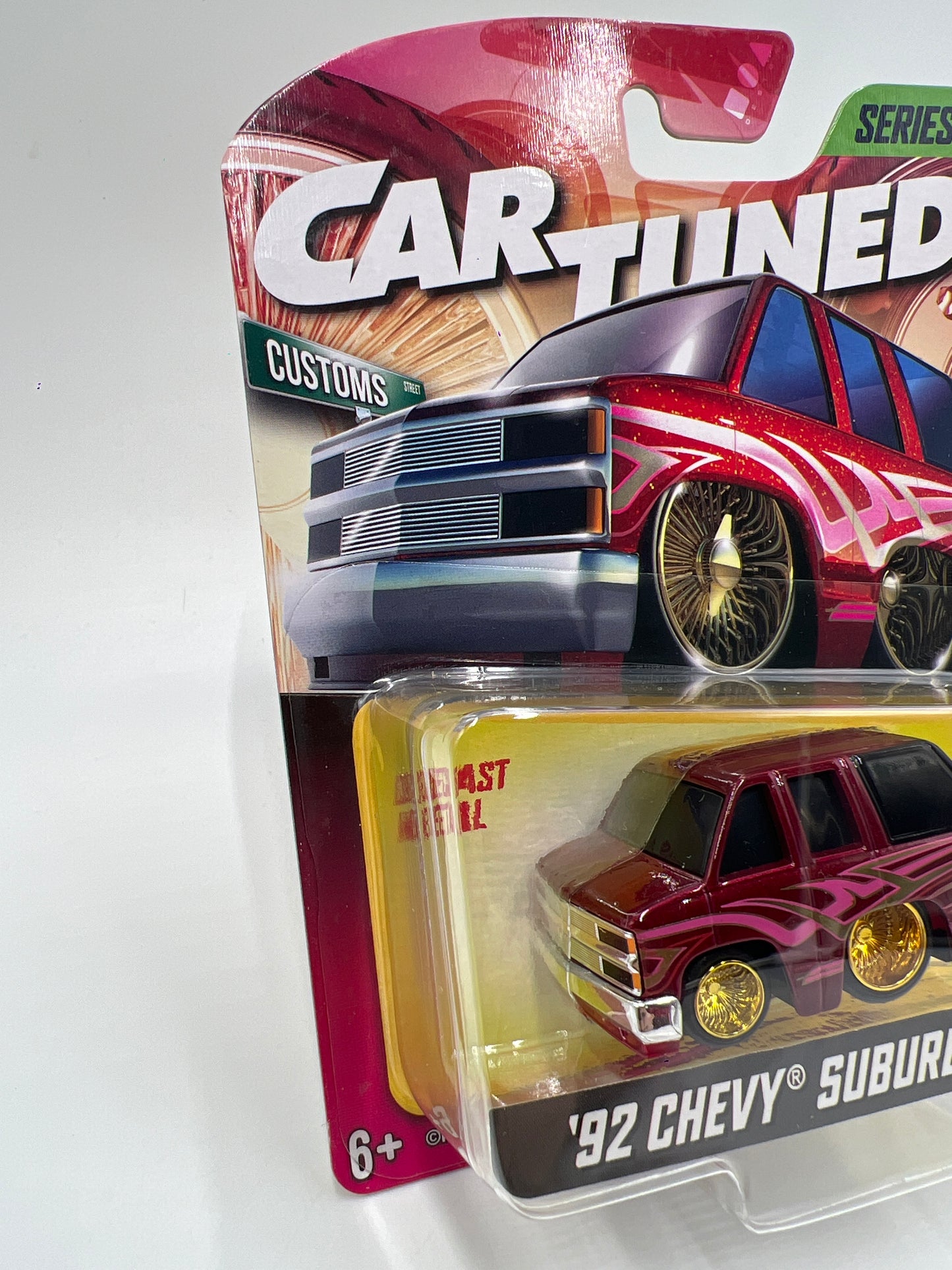 MGA Car Tuned Series 7 #7 92 Chevy Suburban Red