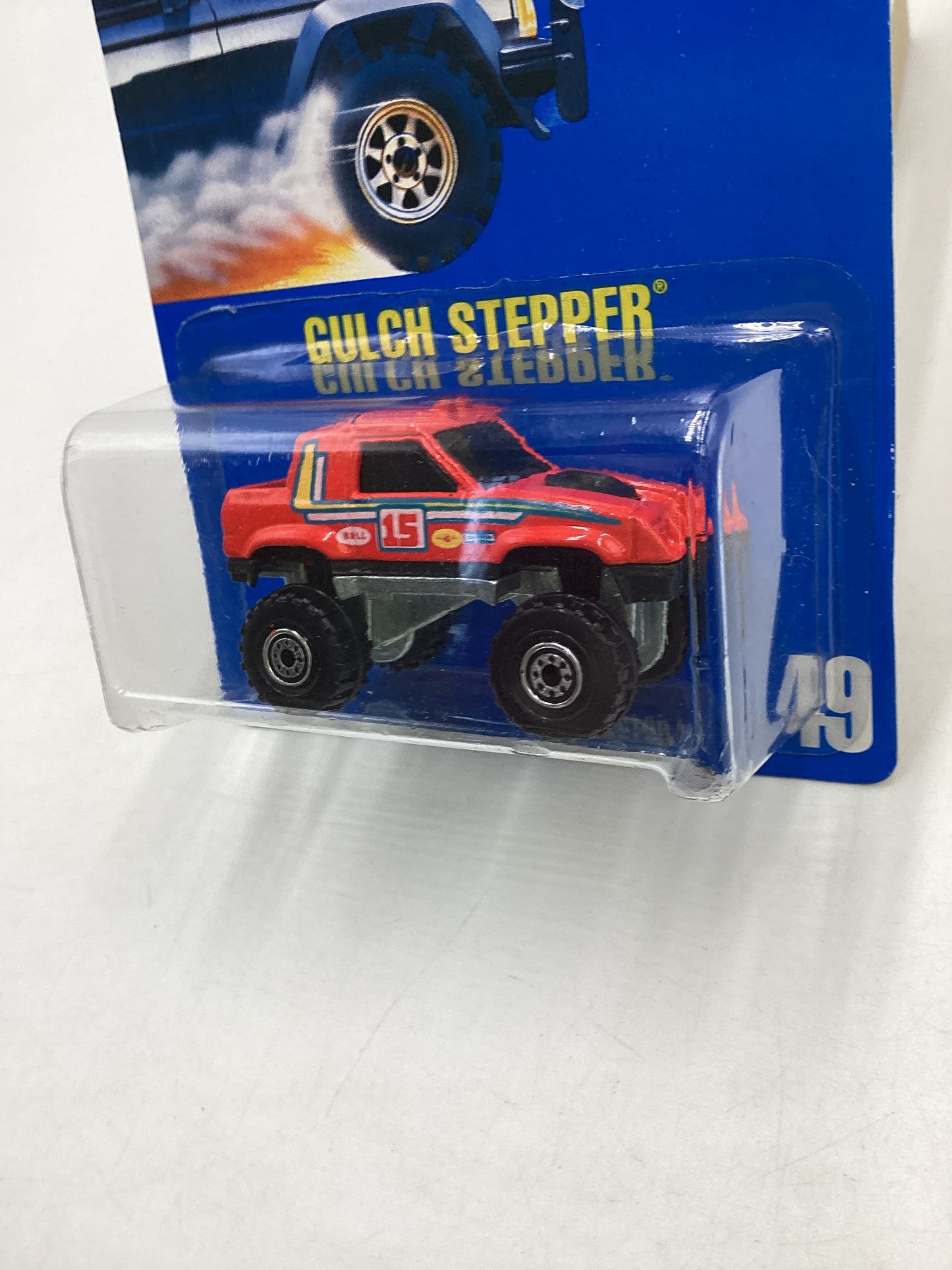 Hot Wheels Blue Card Collector No. 49 Gulch Stepper Red CT Wheels 239D