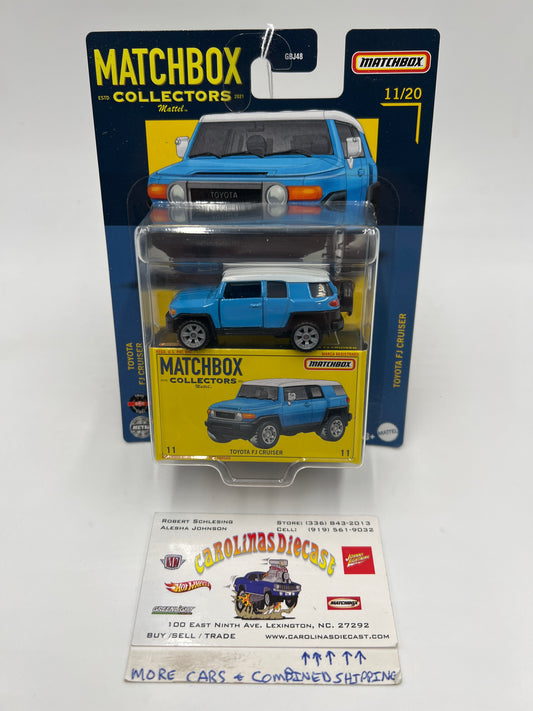 Matchbox Collectors #11 Toyota FJ Cruiser Blue 170F
