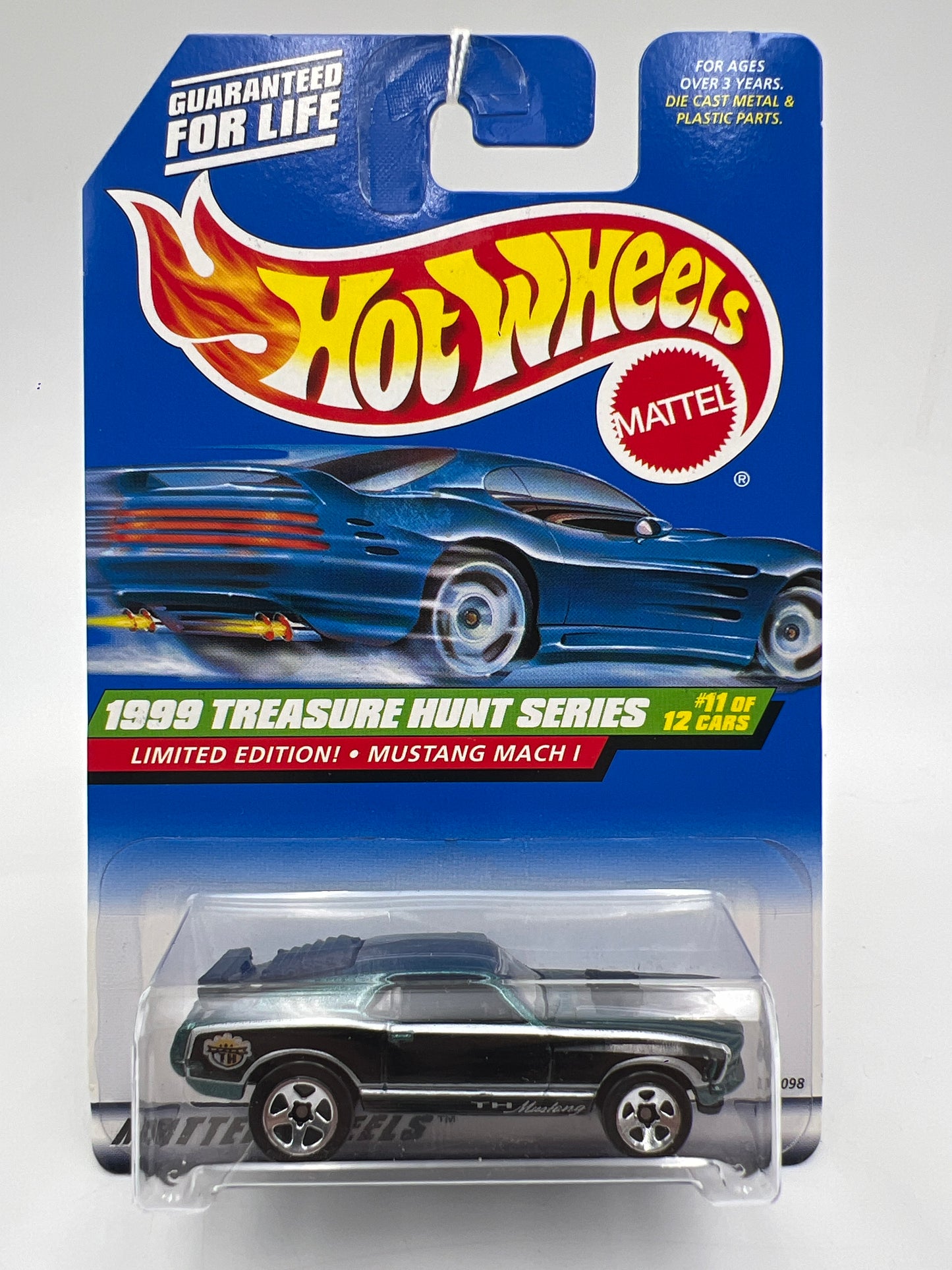 1999 Hot Wheels Treasure Hunt Series #939 Mustang Mach 1 Green