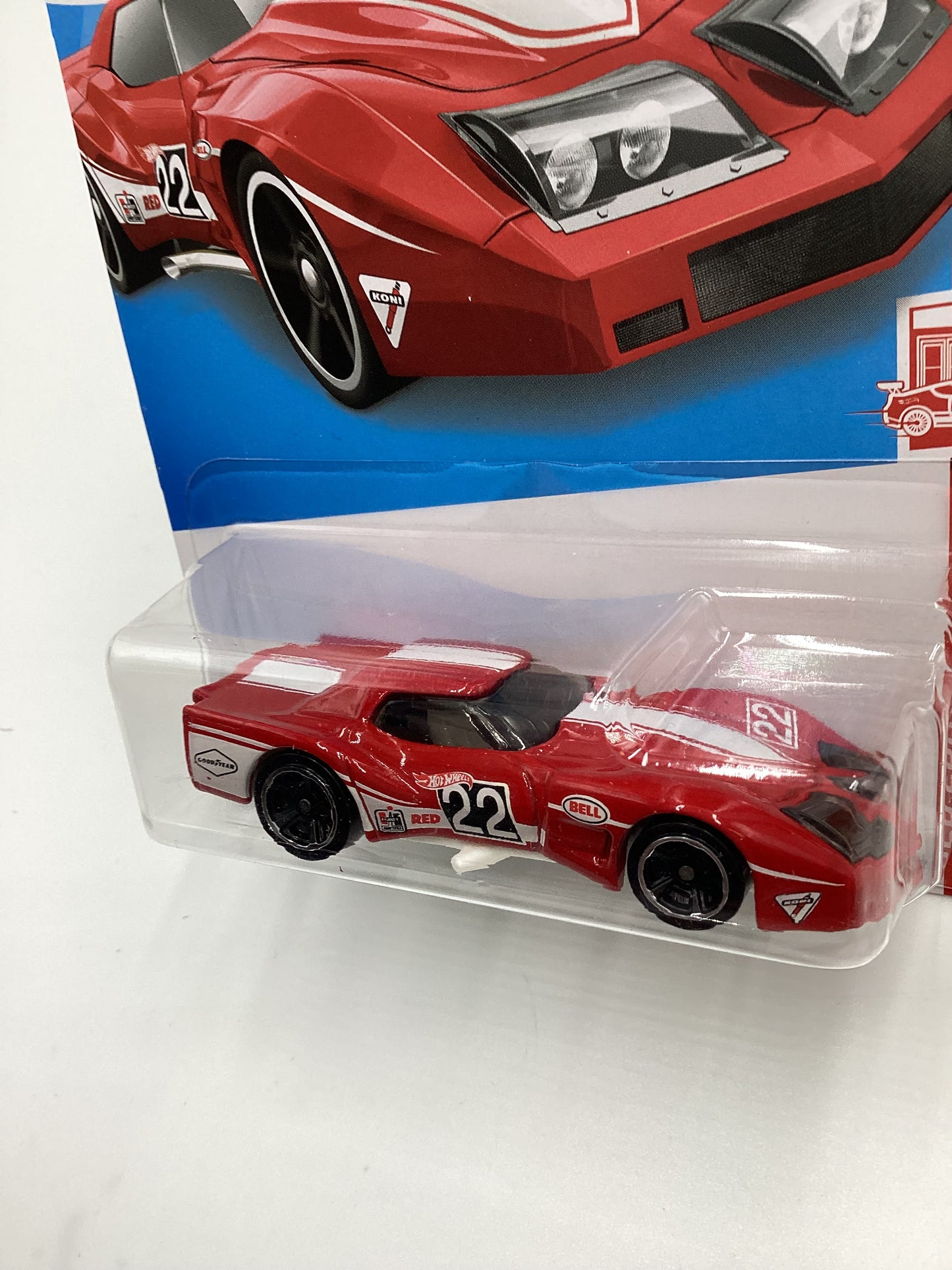 2022 Hot wheels Red Edition 76 Greenwood Corvette #21 149i