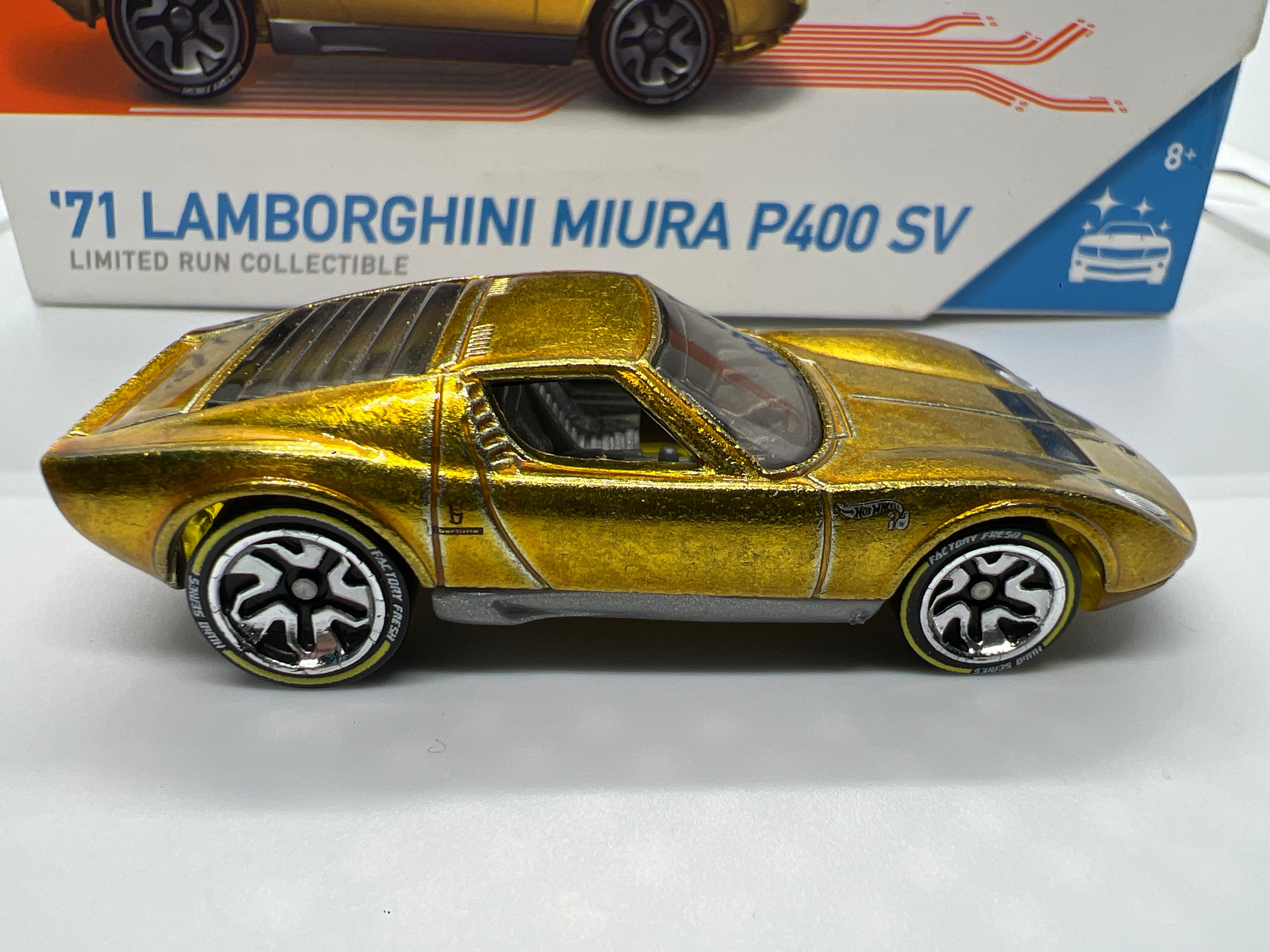 Hot Wheels ID Series 1 #3 71 Lamborghini Miura P400 SV Gold Opened