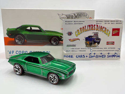 Hot Wheels iD Factory Fresh Series 2 #2 69 Copo Camaro Green Opened