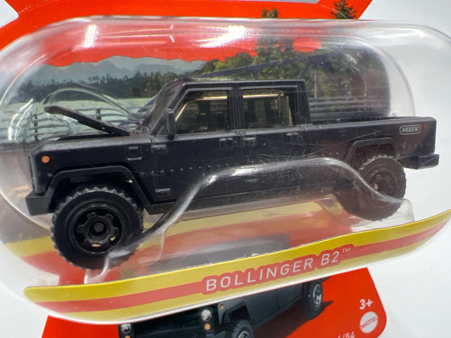 Matchbox Moving Parts #4 Bollinger B2 Matte Black 163E