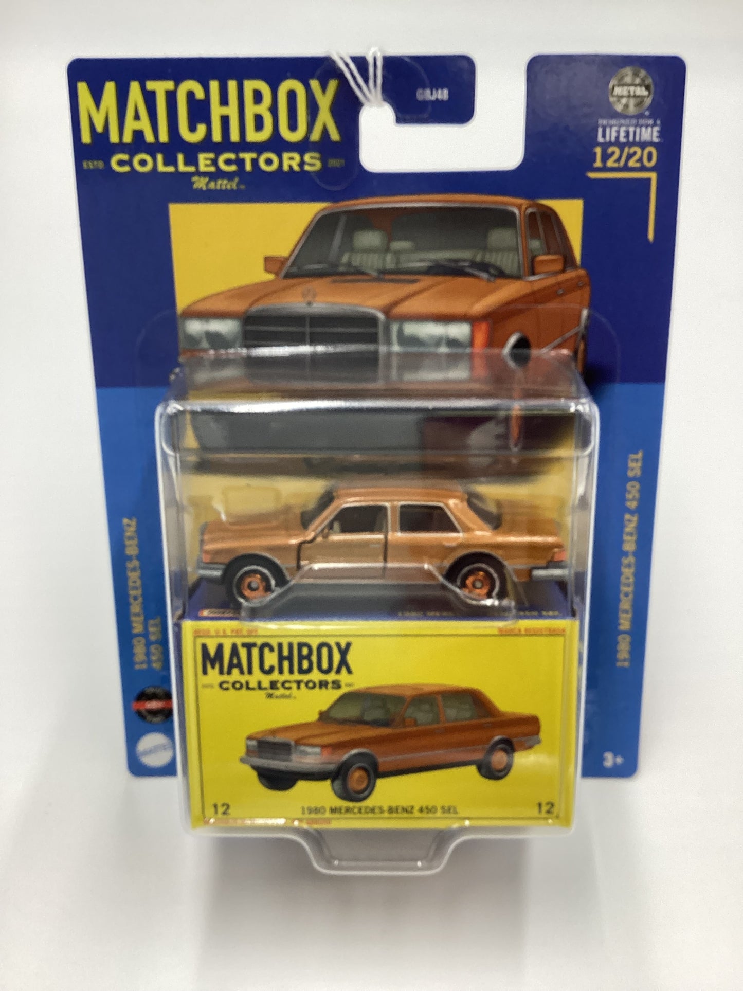 2024 Matchbox Collectors #12 1980 Mercedes-Benz 450 SEL Gold 170E