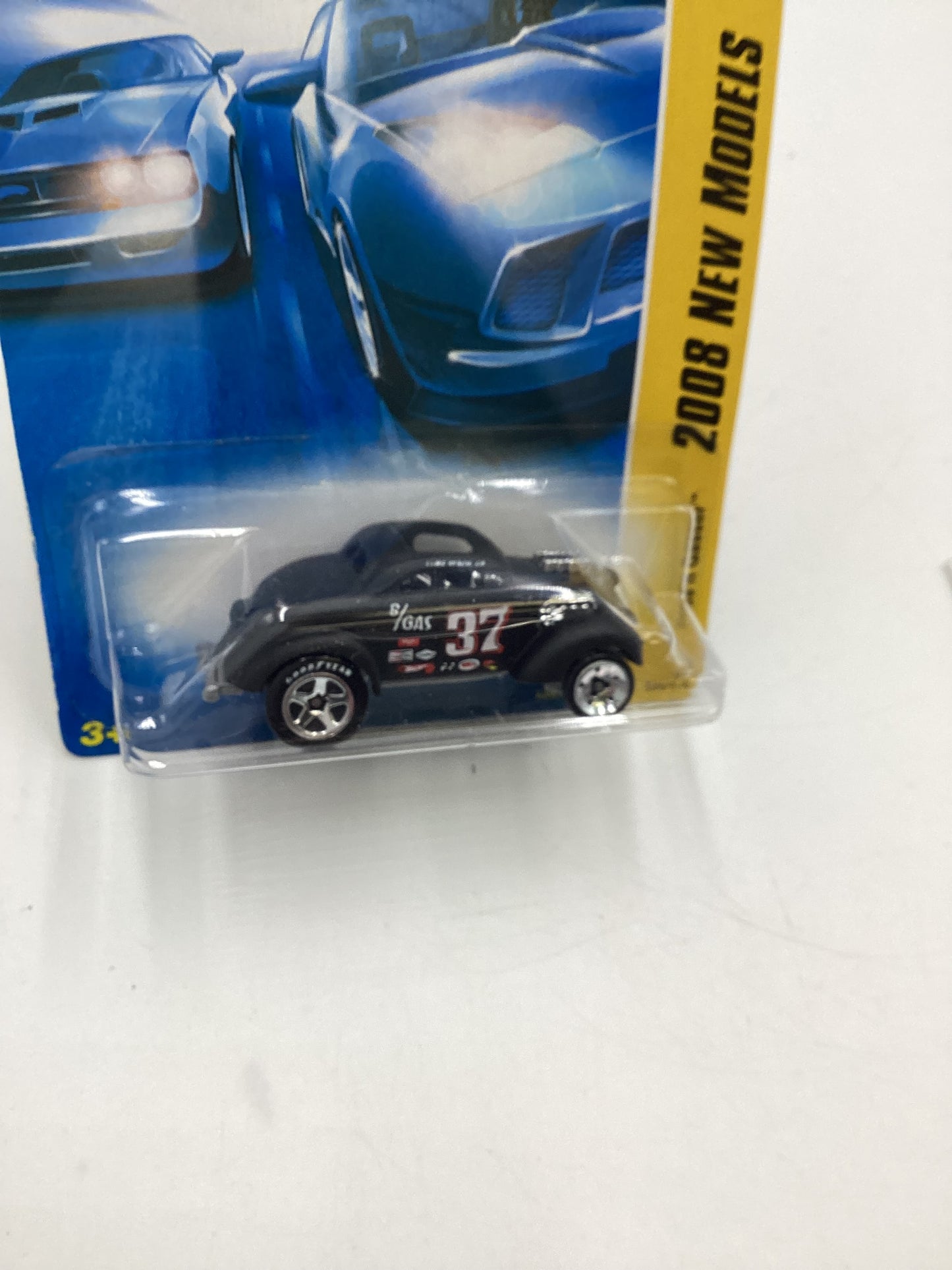 2008 Hot Wheels New Models #25 Pass N Gasser Matte Black 56E