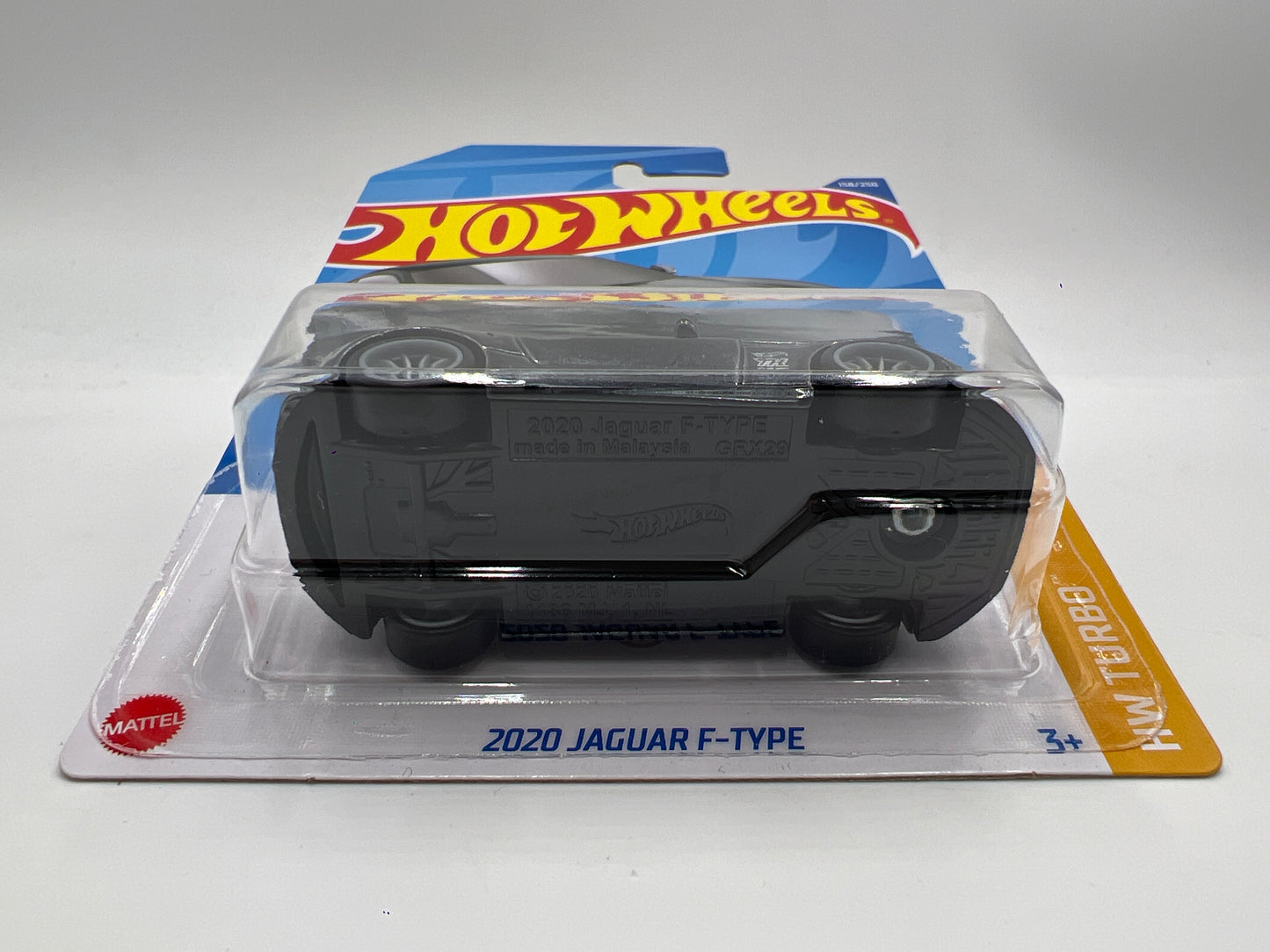 2022 Hot Wheels Super Treasure Hunt #158 2020 Jaguar F-Type Gray W/Protector