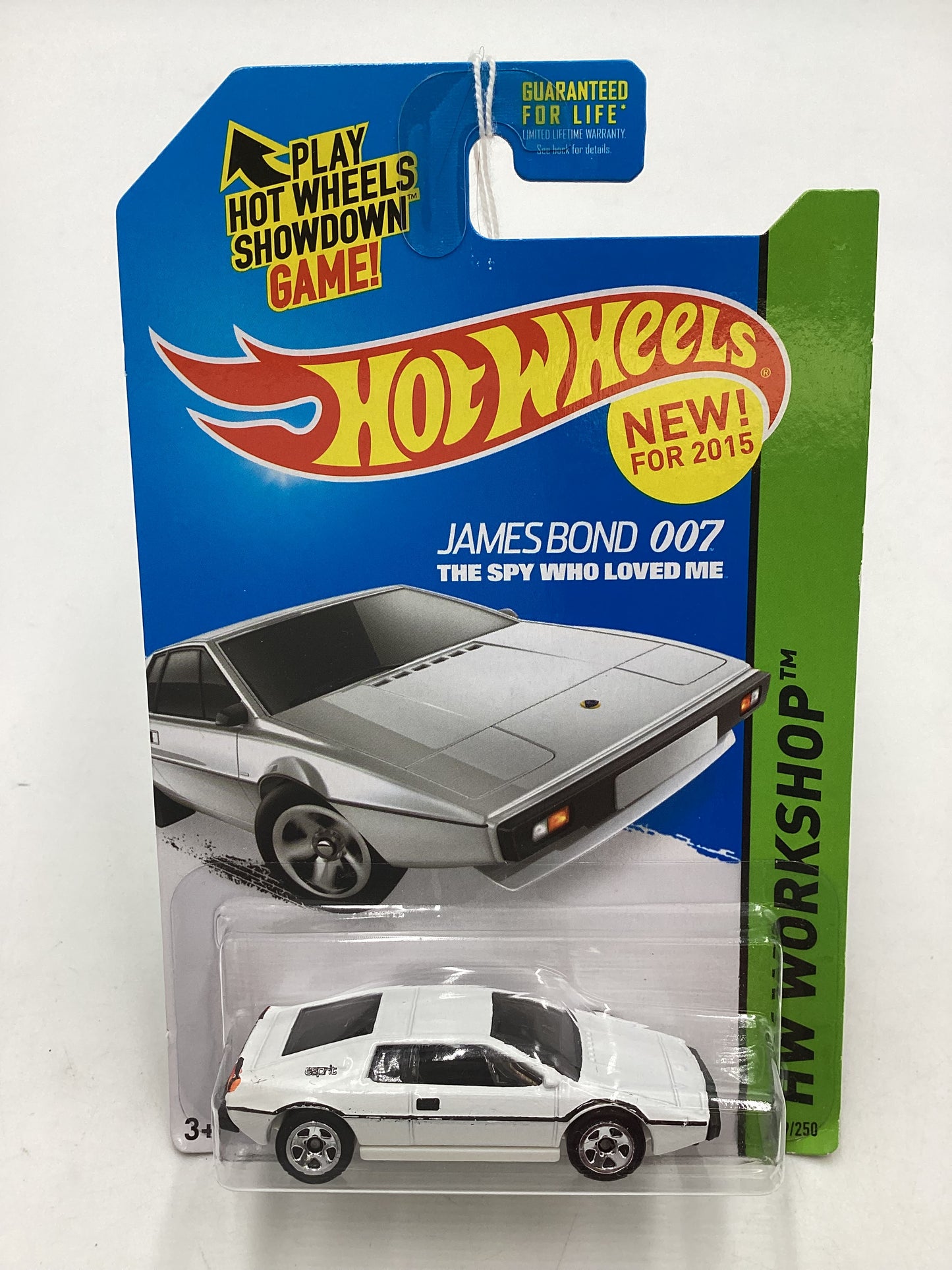 2015 Hot Wheels Workshop #219 Lotus Esprit S1 White 62C