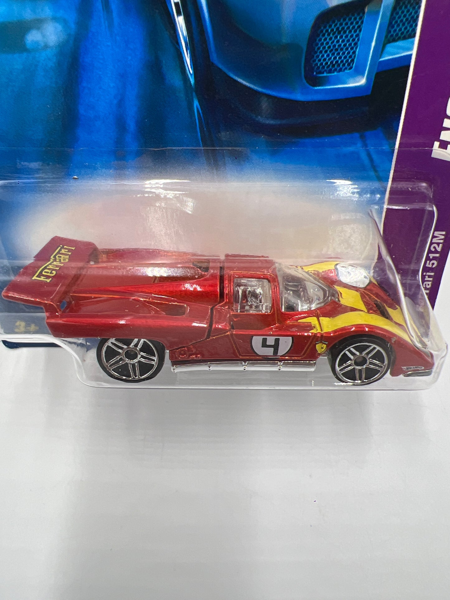 2006 Hot Wheels Engine Revealers #057 Ferrari 512M Orange/Red