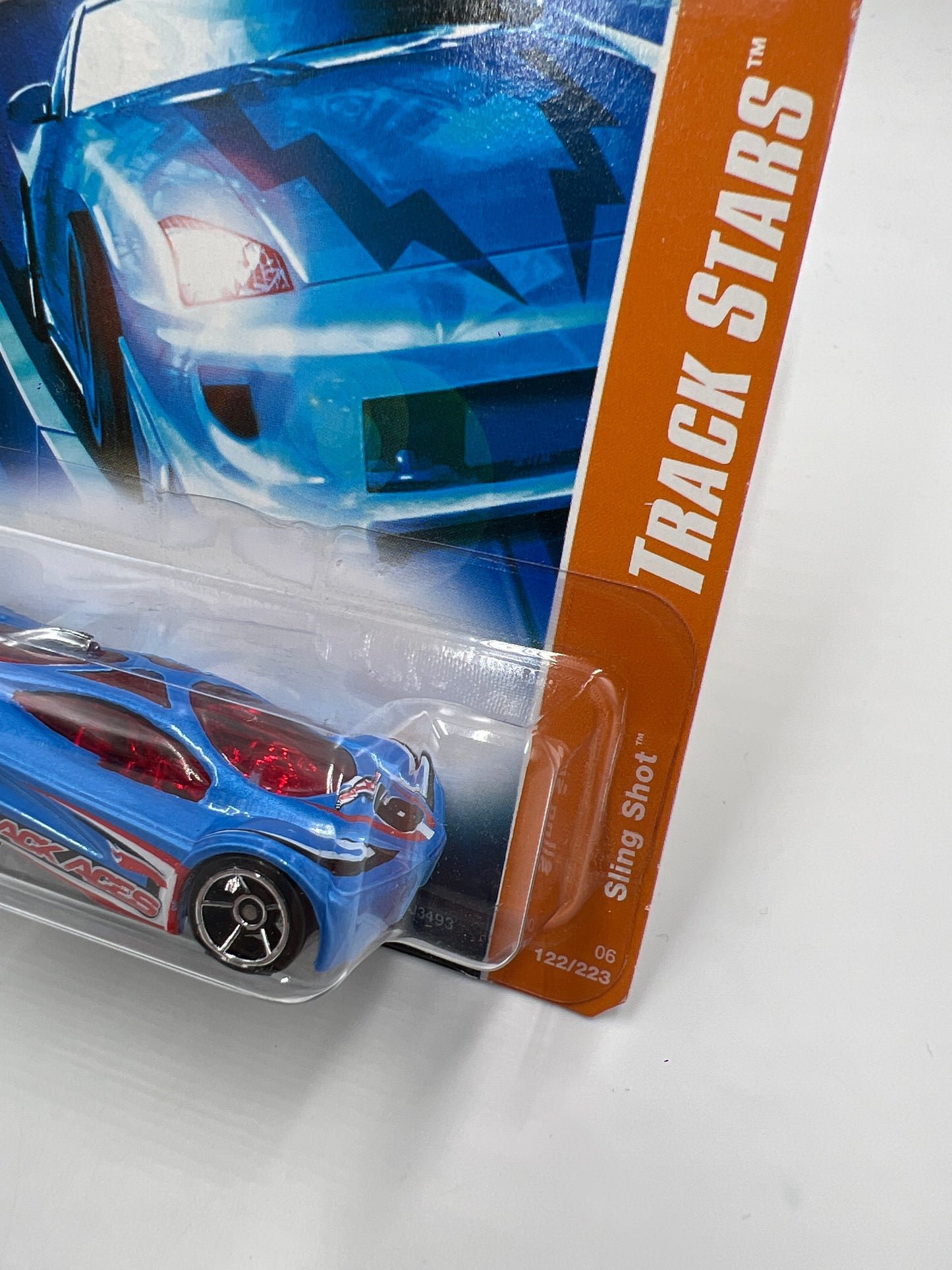 2006 Hot Wheels Track Stars #122 Sling Shot Blue 114B