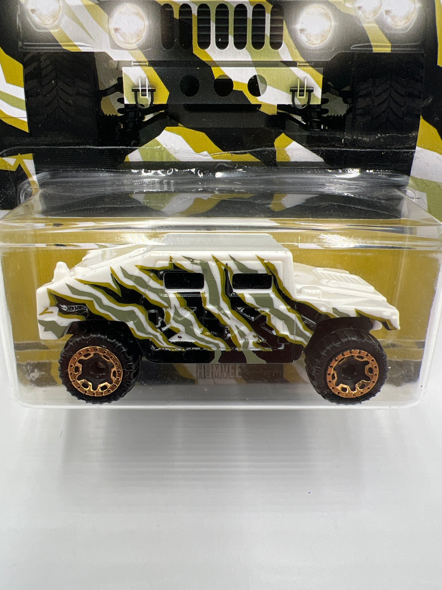 Hot Wheels Walmart Camouflage Series #2 Humvee White 161E