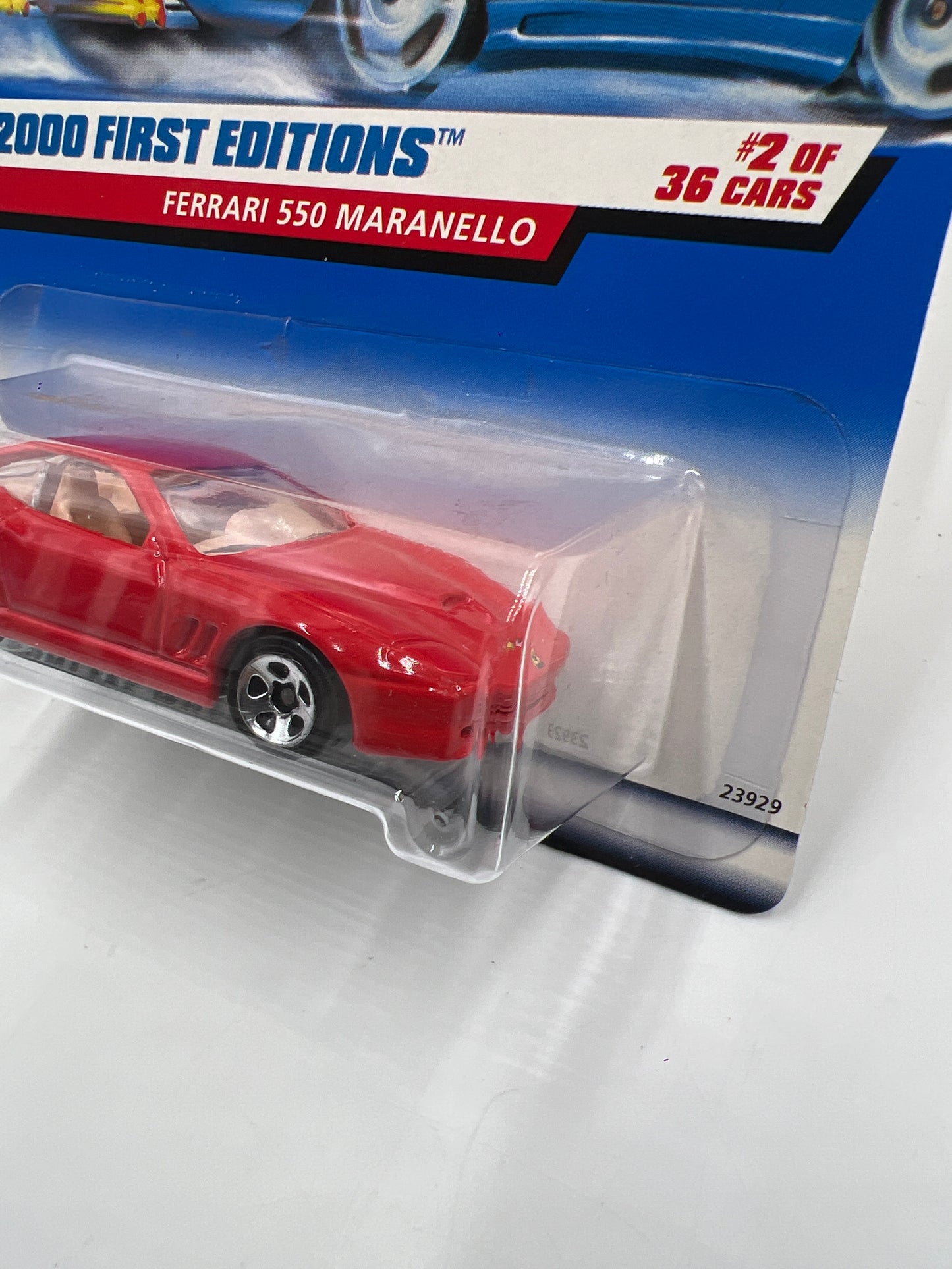 2000 Hot Wheels First Editions #062 Ferrari 550 Marlanello Red