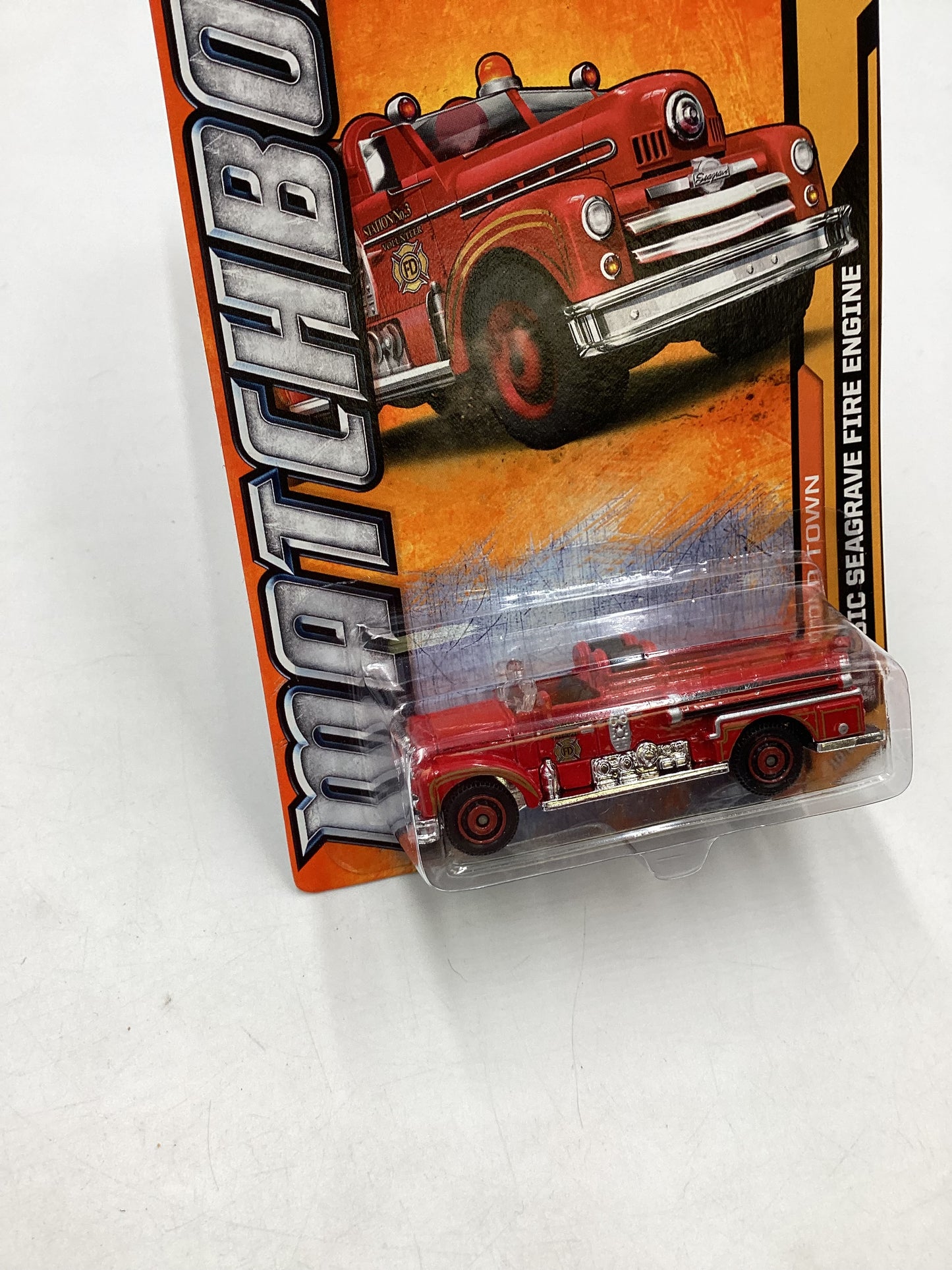 Matchbox MBX Old Town #10 Classic Seagrave Fire Engine Red 206C