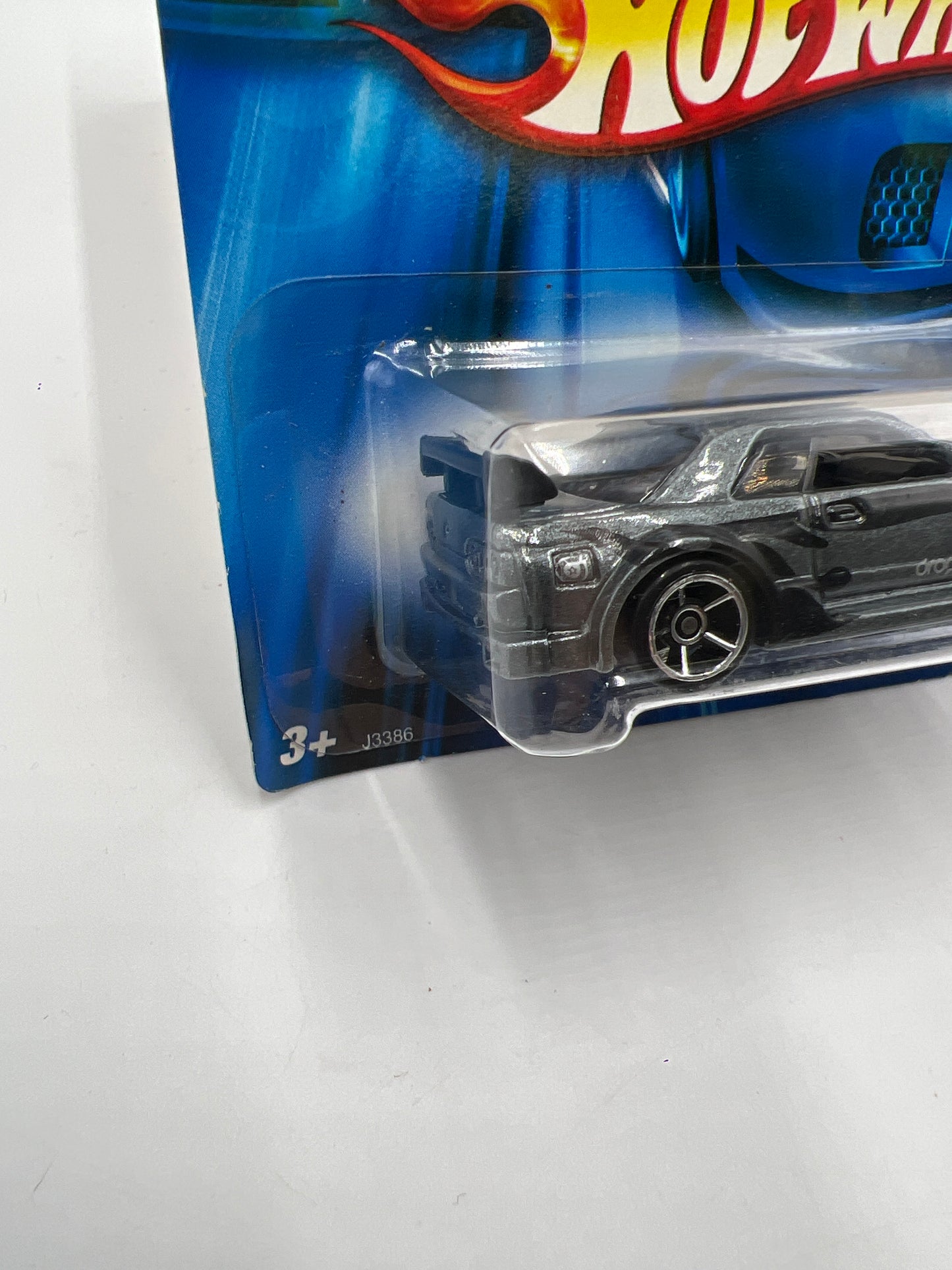 2006 Hot Wheels Dropstars #060 Nissan Skyline Gray HTF Short Card W/Protector