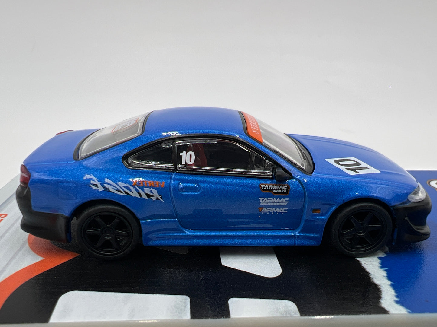 Tarmac Works 10th Anniversary VERTEX Nissan Silvia S15 Blue/Black