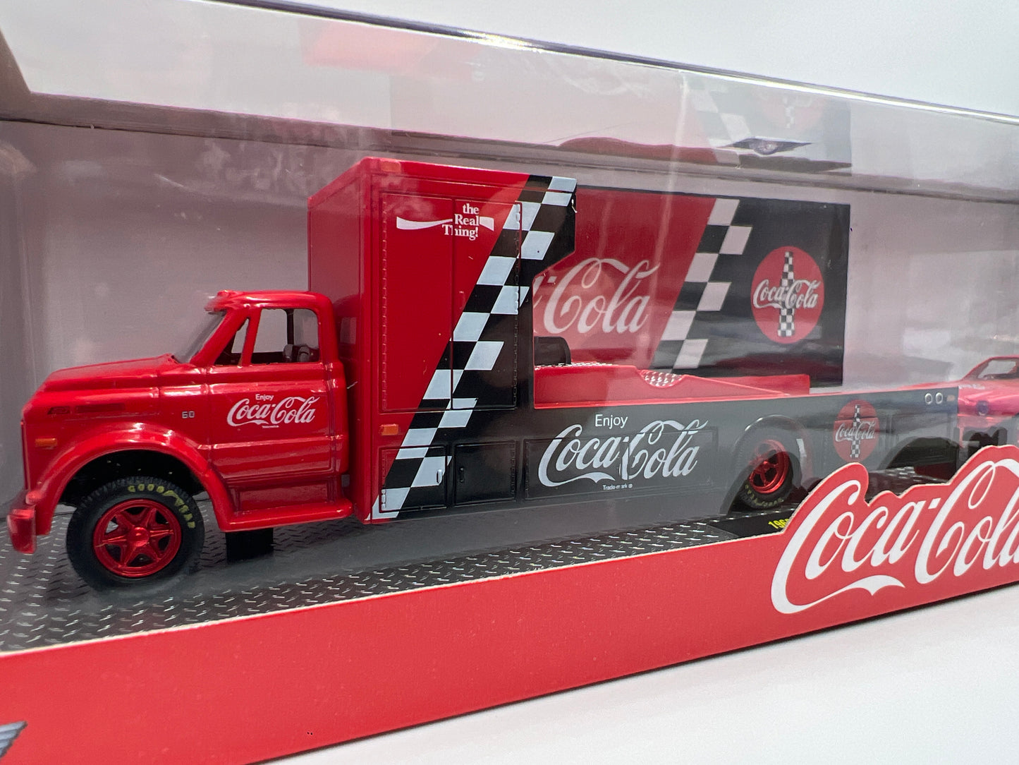 M2 Machines Auto Haulers CHASE Coca Cola 1968 Chevrolet C60 Truck & 1971 Chevrolet Camaro TW21