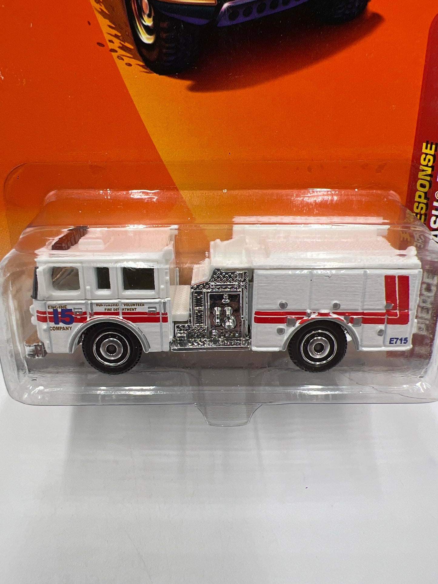 Matchbox Emergency Response #56 Pierce Dash Fire Truck White 216J