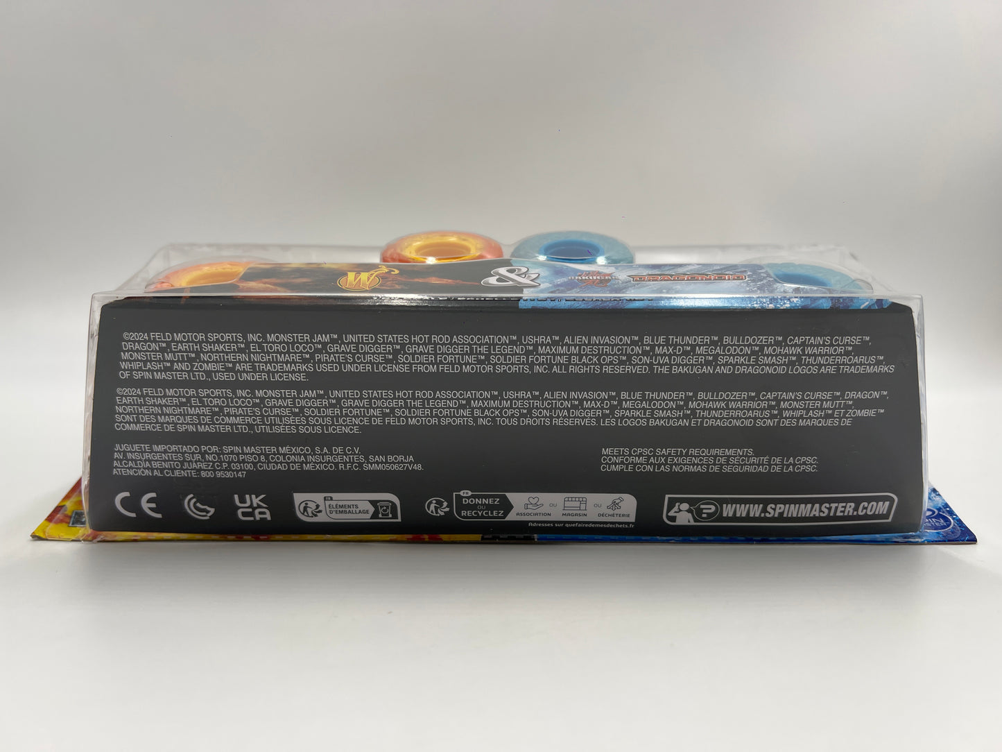 Monster Jam Fire & Ice Walmart Exclusive Whiplash & Dragonoid 136C