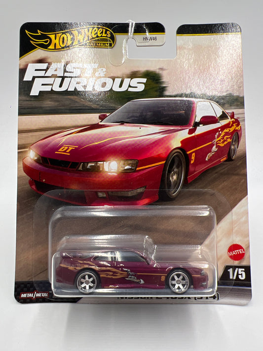 2025 Hot Wheels Fast & Furious #1 Nissan 240SX S14 Red 246L