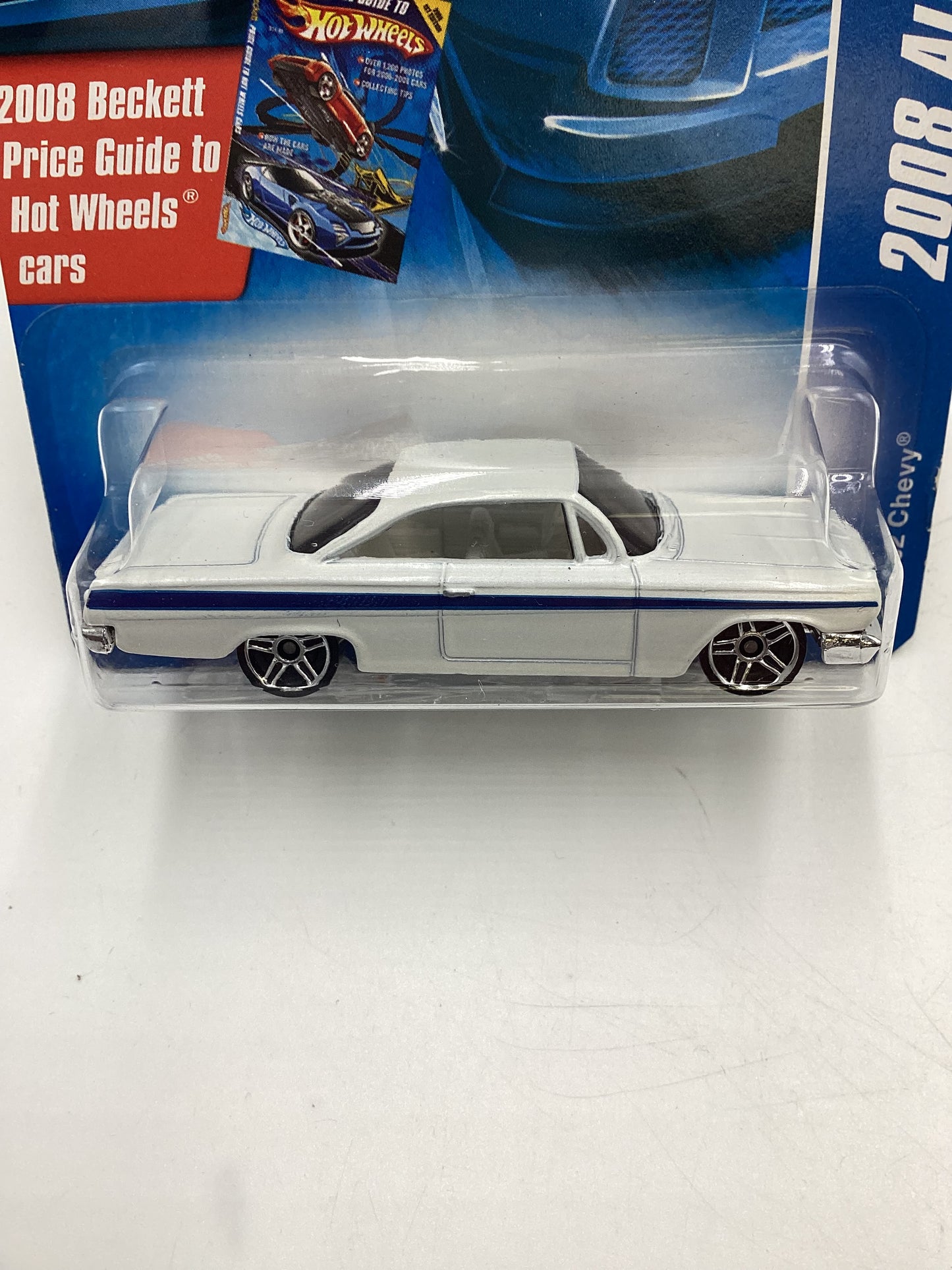 2008 Hot Wheels All Stars #76 62 Chevy White 14H