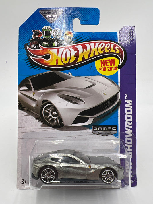2013 Hot Wheels Walmart Exclusive Zamac 13 #174 Ferrari F12 Berlinetta W/Protector