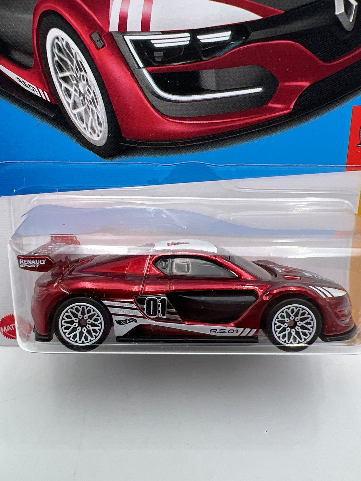 2023 Hot Wheels Super Treasure Hunt #134 Renault Sport R.S. 01 Red W/Protector