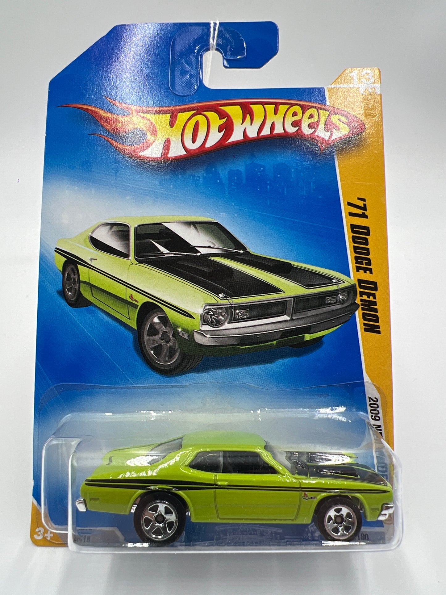 2009 Hot Wheels New Models #13 71 Dodge Demon Green 56E