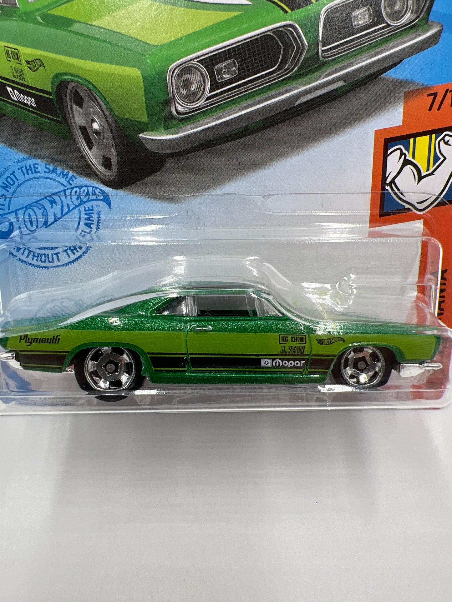 2021 Hot Wheels Muscle Mania #239 68 Plymouth Barracuda Formula S Green 38D