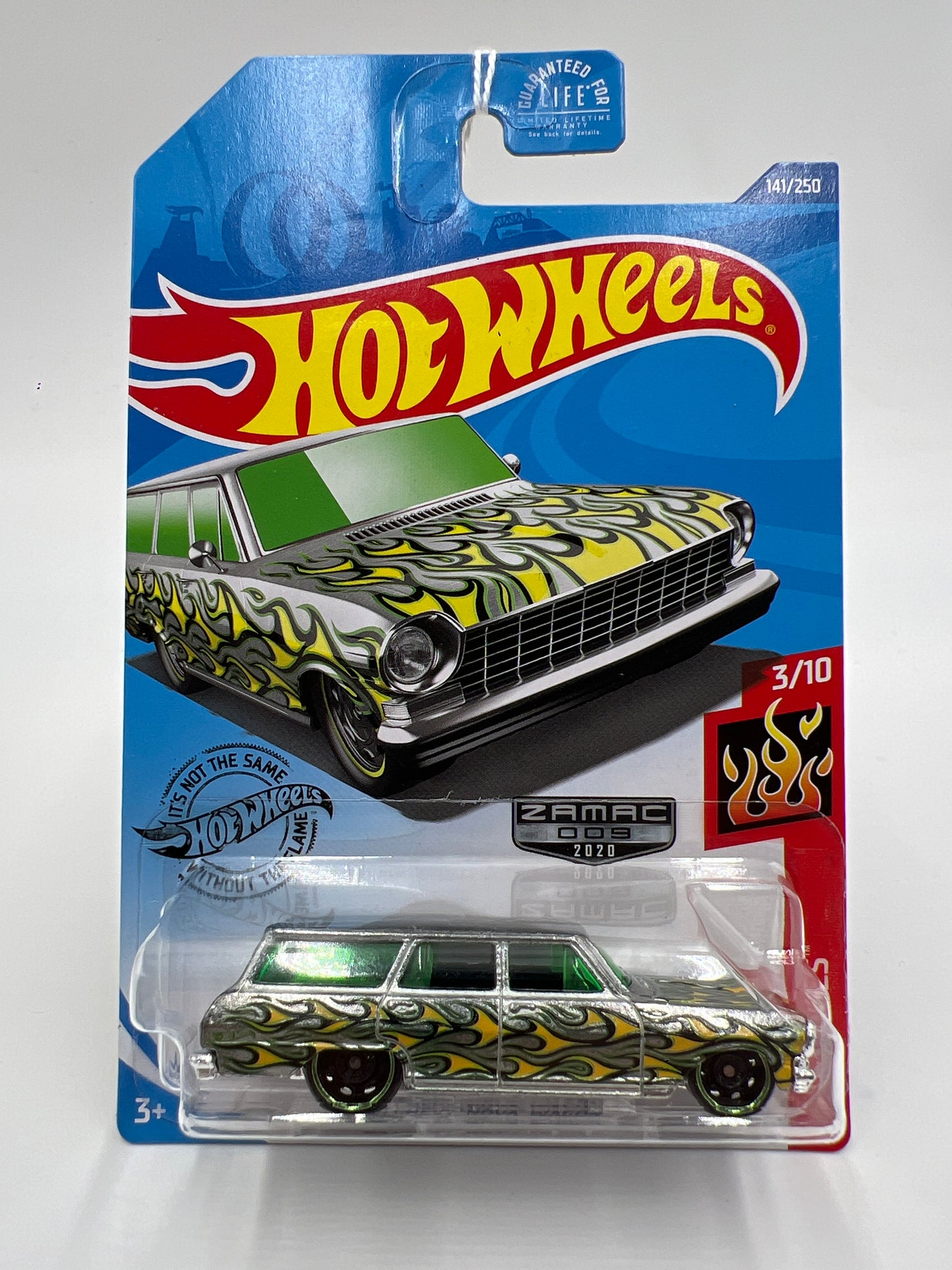 2020 Hot Wheels Walmart Exclusive Zamac 9 #141 64 Chevy Nova Wagon 149C