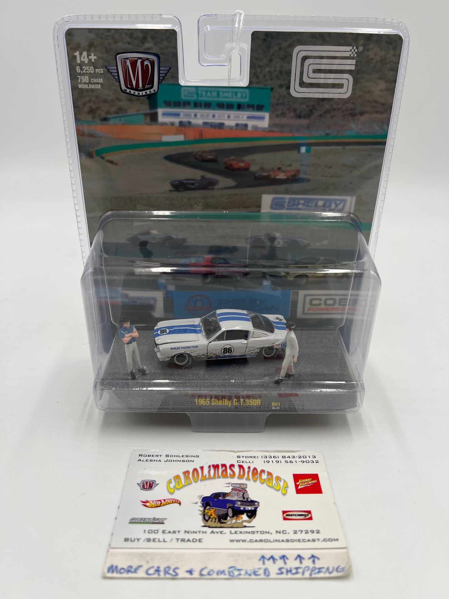 2024 M2 Machines Diorama 1965 Shelby G.T.350R R01 198D