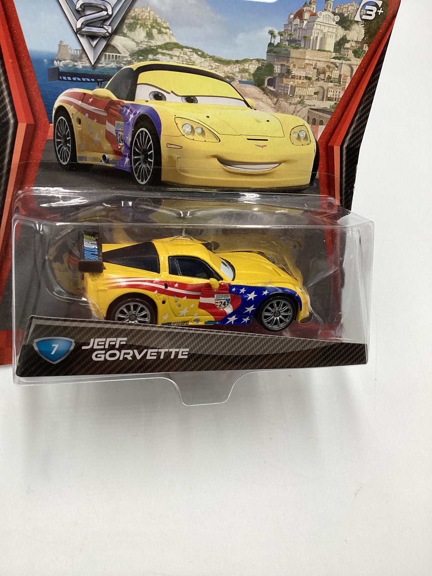 Disney Pixar Cars 2 #1 Jeff  Gorvette 137F