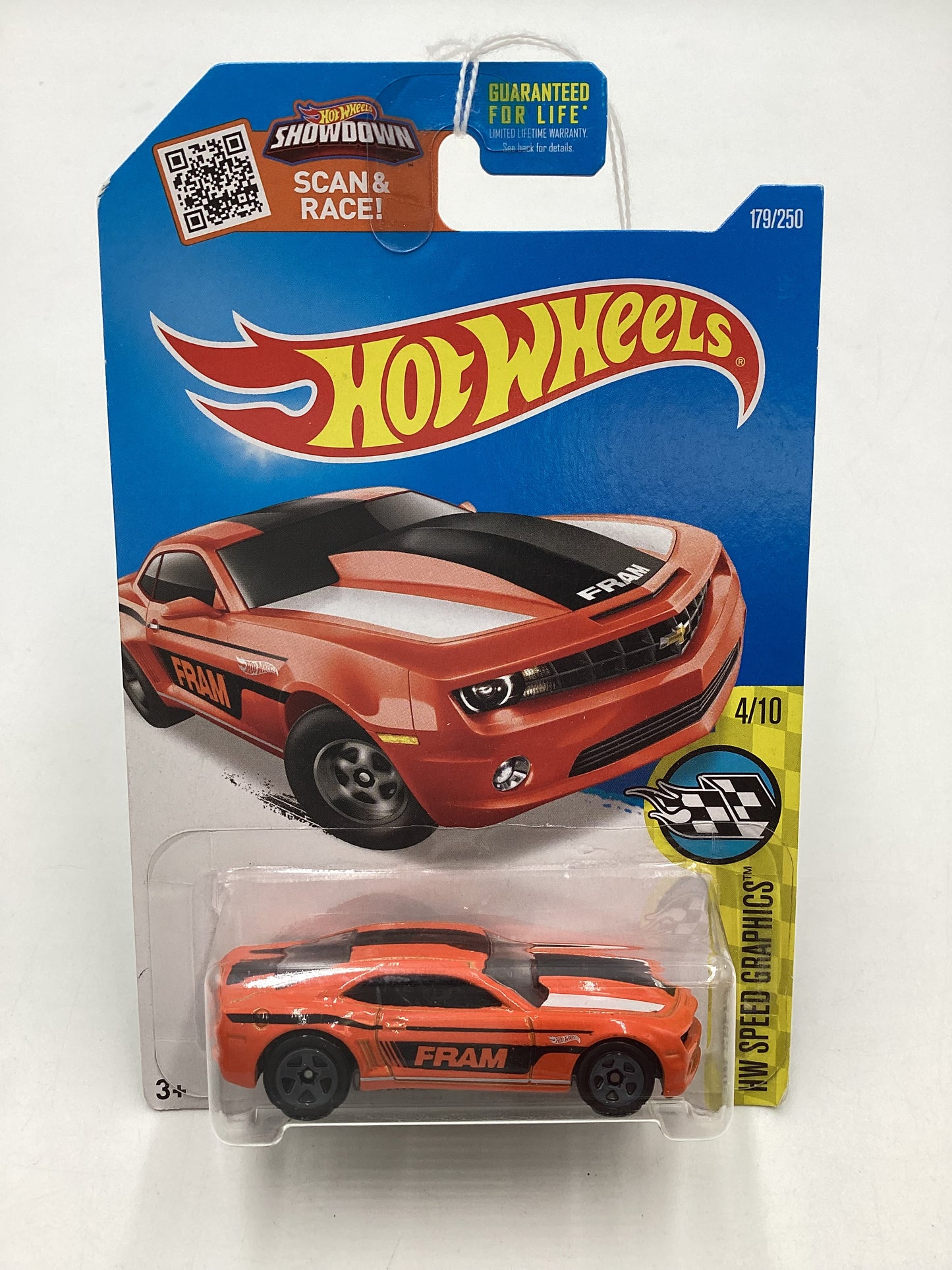 2016 Hot Wheels #179 Orange 13 Chevrolet Copo Camaro 7i