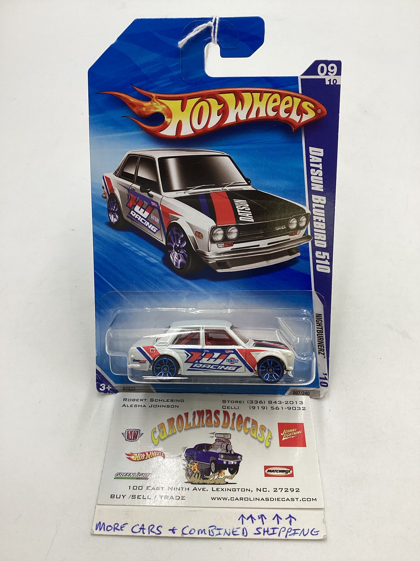 Hot Wheels 2010 097/240 Datsun Bluebird 510